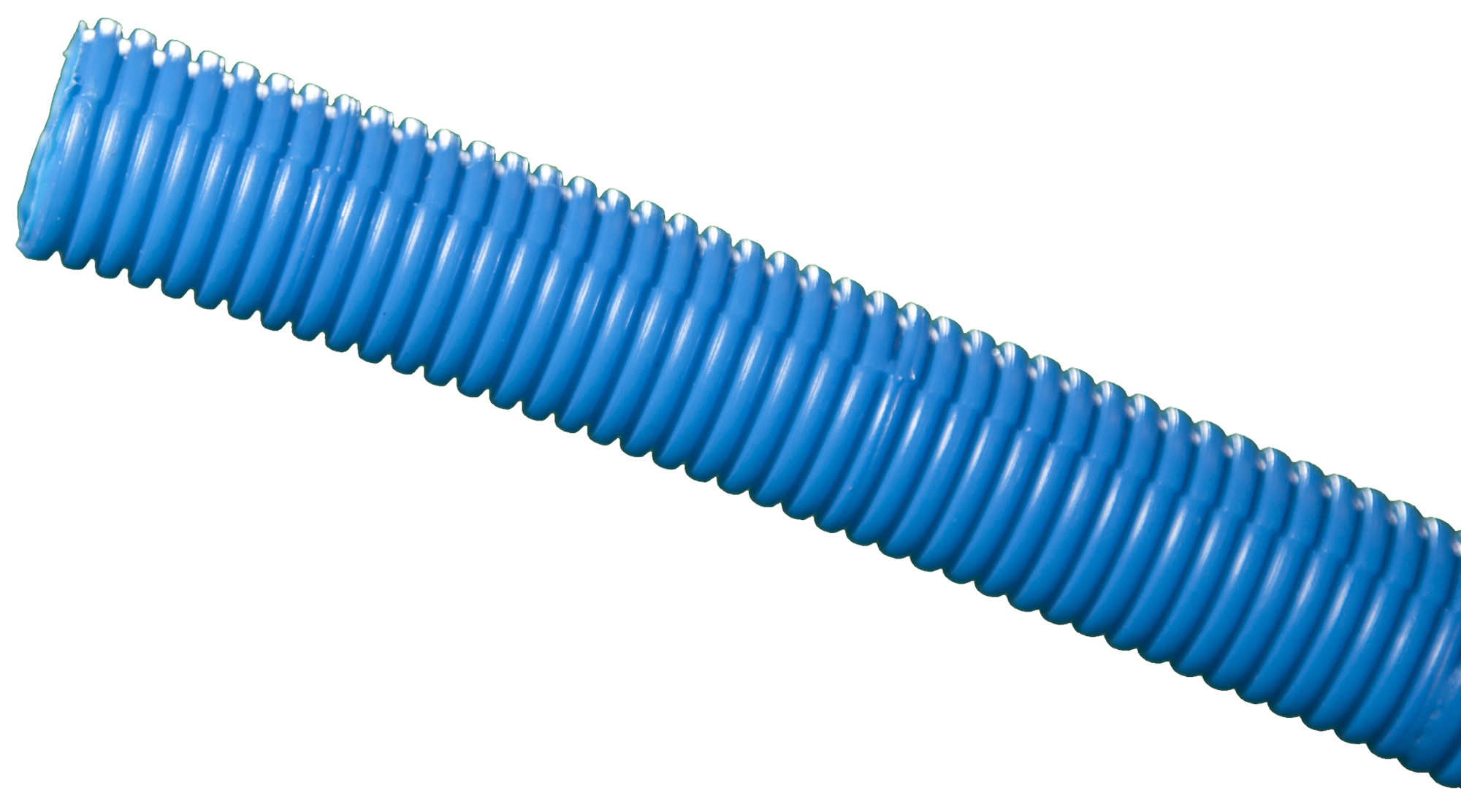 Tubo corrugado 13 mm ø 5 m longitud azul