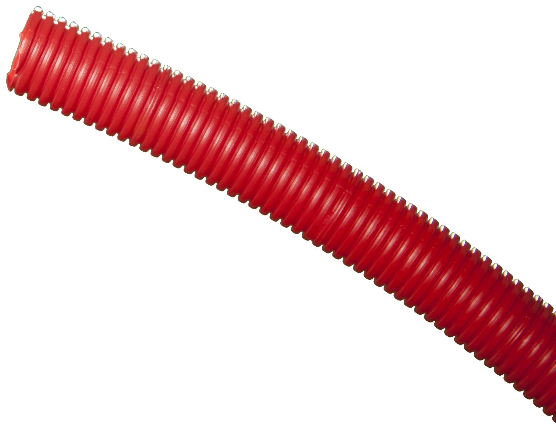 Tubo corrugado 13 mm ø 5 m longitud rojo