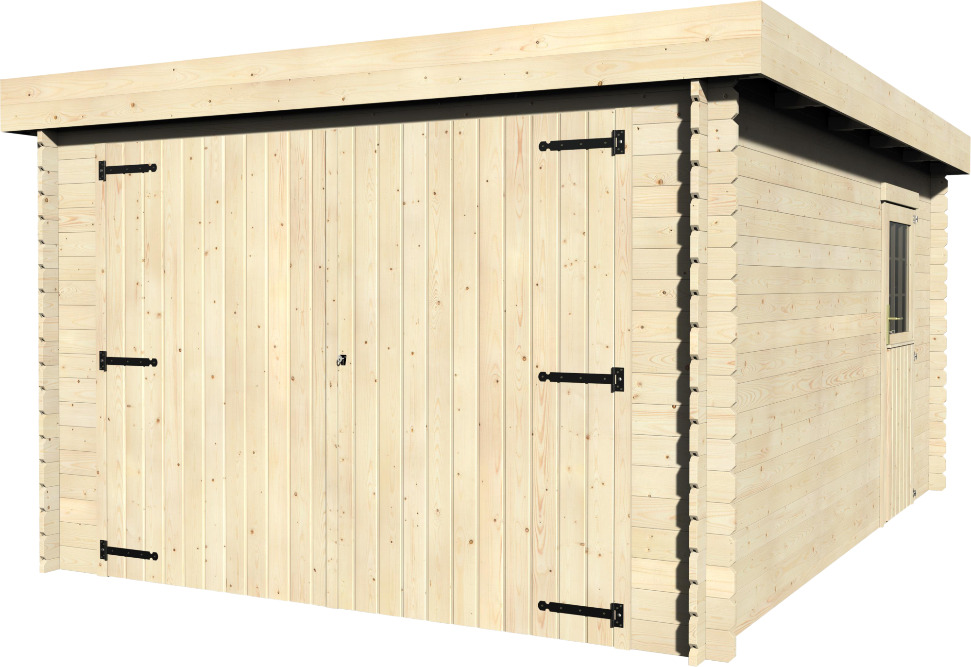 Garaje de madera galan para 1 de 349 x 224 x 481 cm