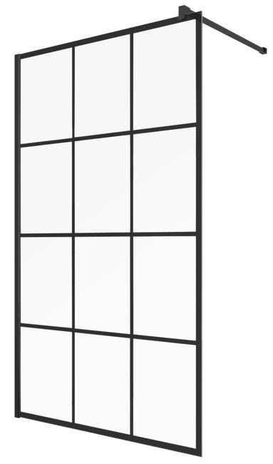 Exactitud Salida Legado Panel de ducha Cool serigrafiado perfil negro 100x200cm | Leroy Merlin