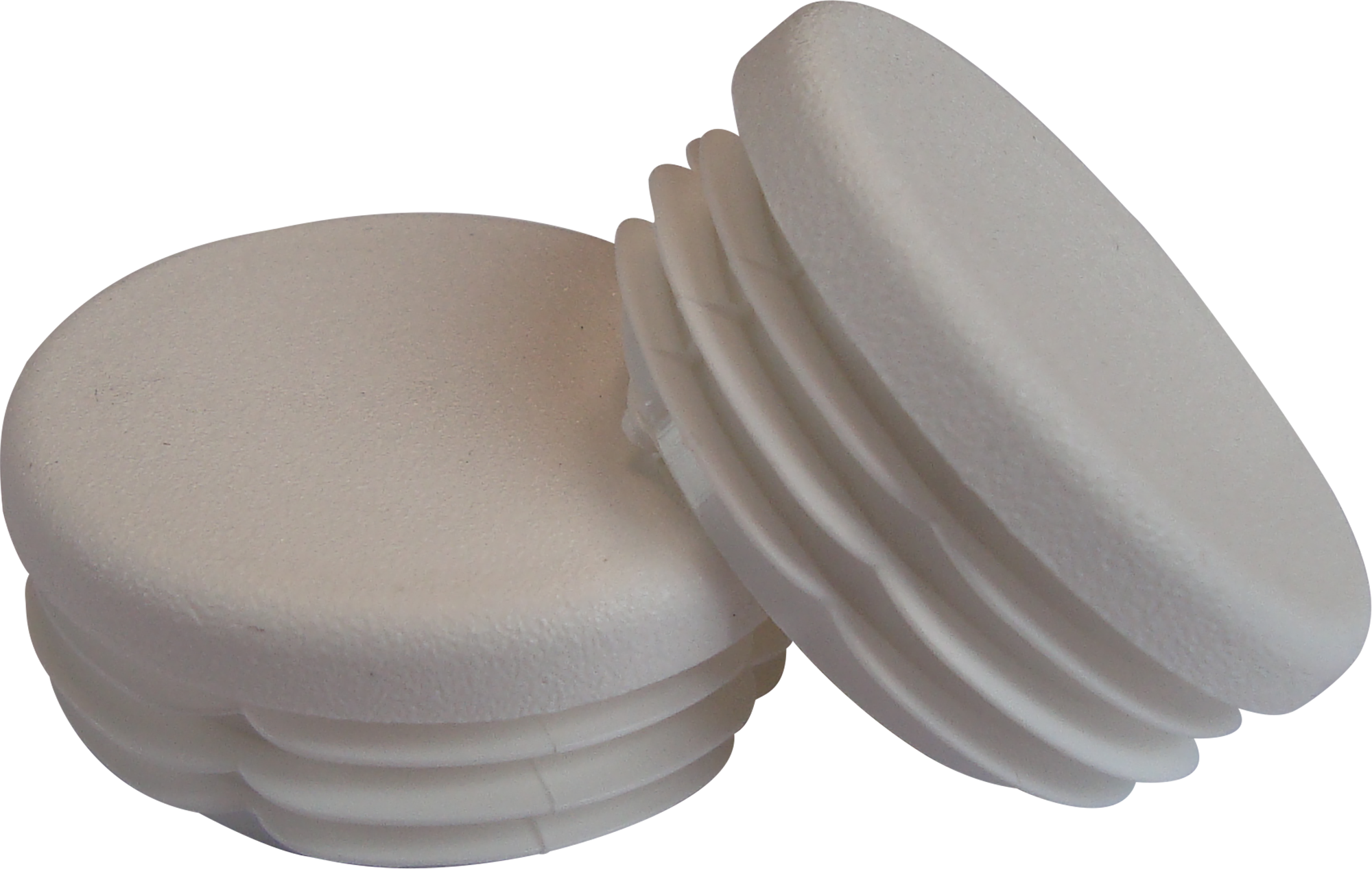 Pack tapones blanco para pasamanos aluminio blanco diametro 4cm