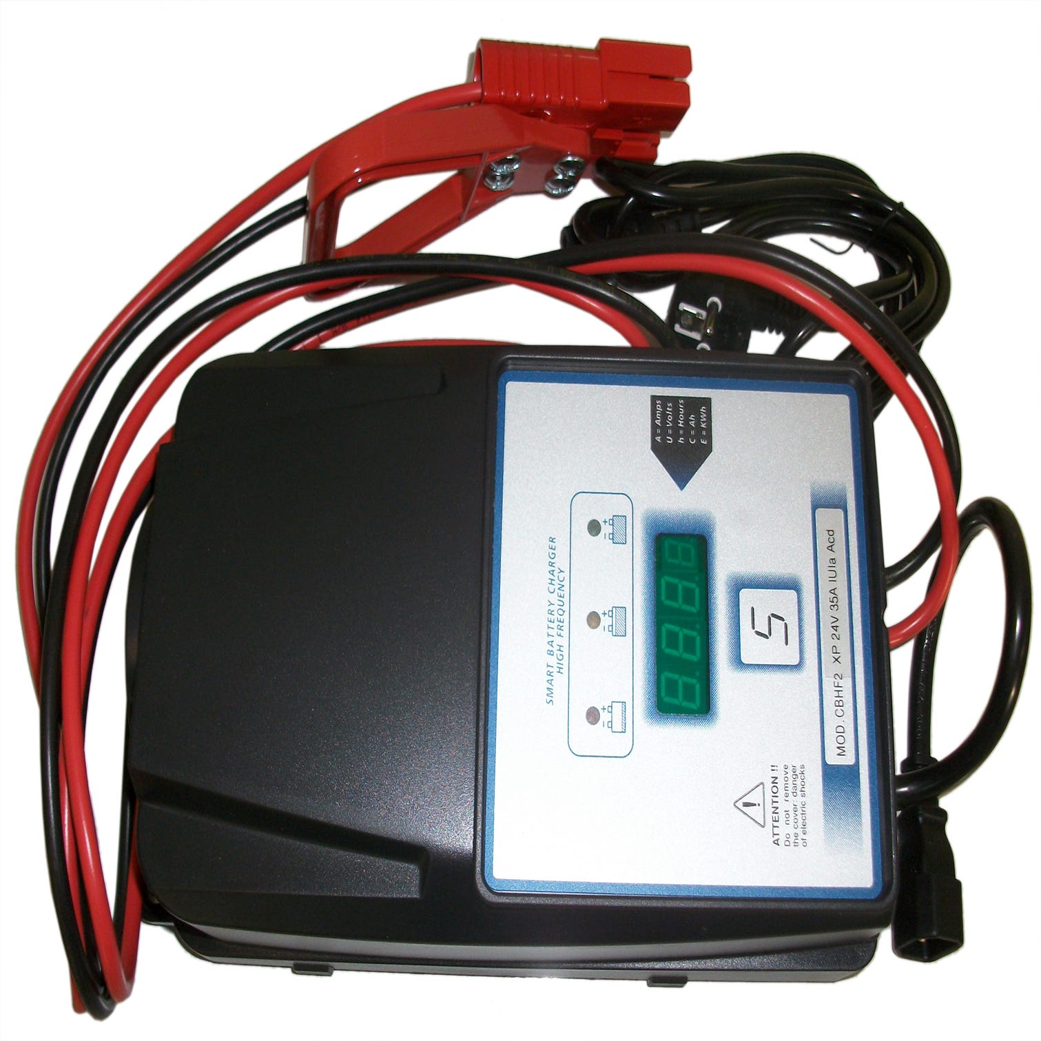 Cargador de batería CEVIK de 12 a 24v con indicador de carga