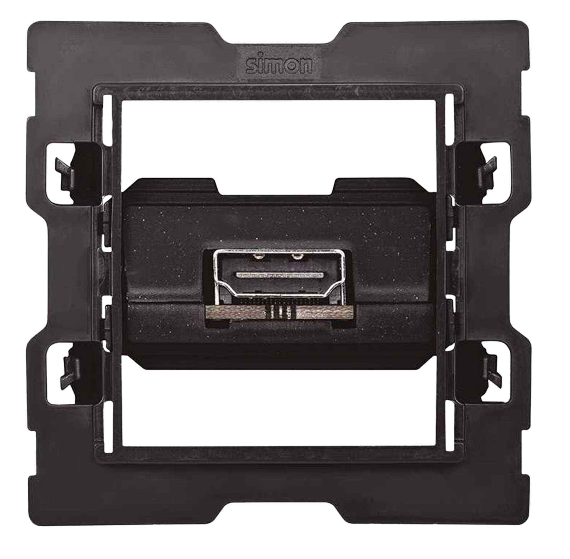 Toma hdmi simon 100 negro