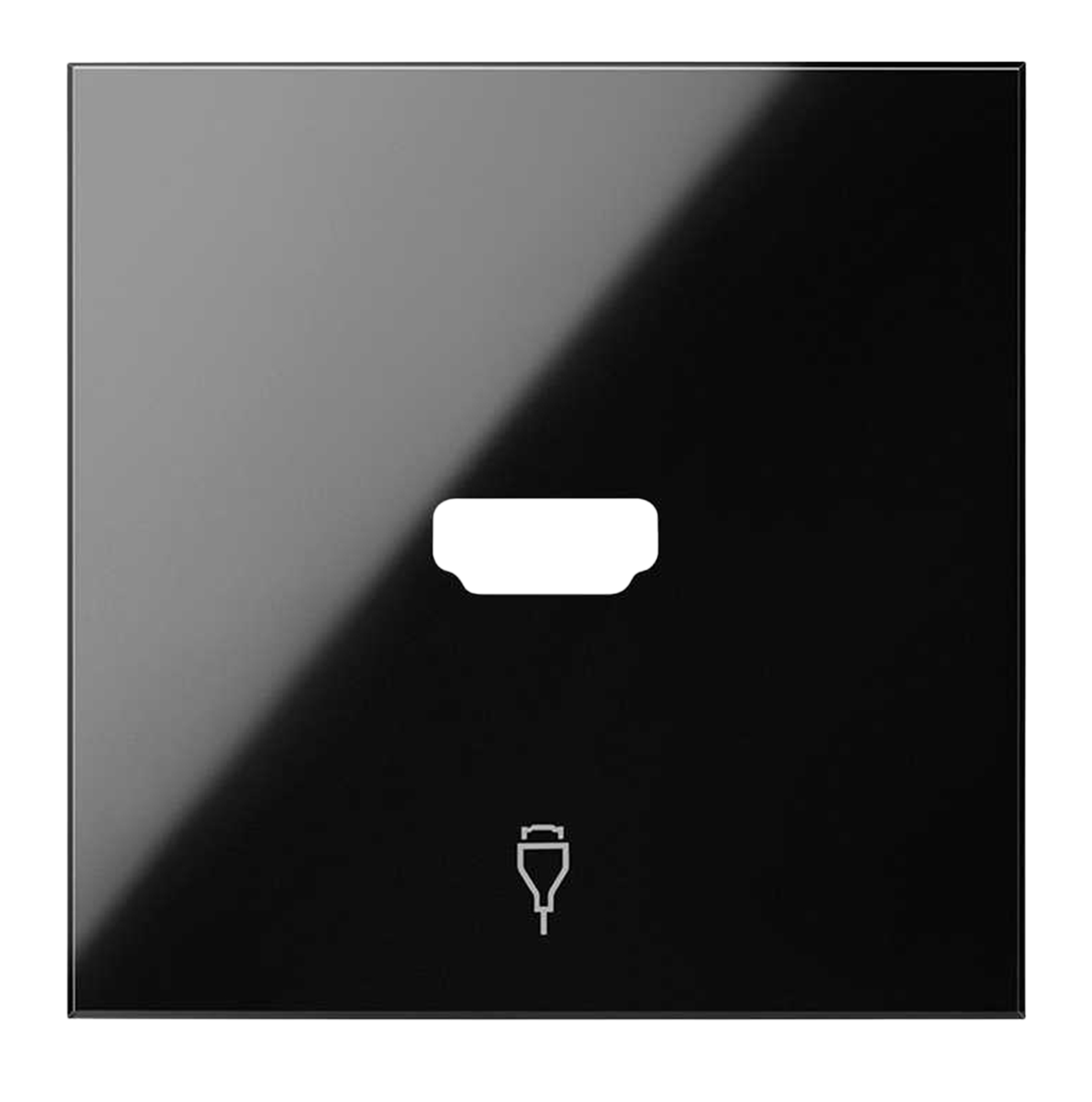 Tapa toma de hdmi simon 100 negro