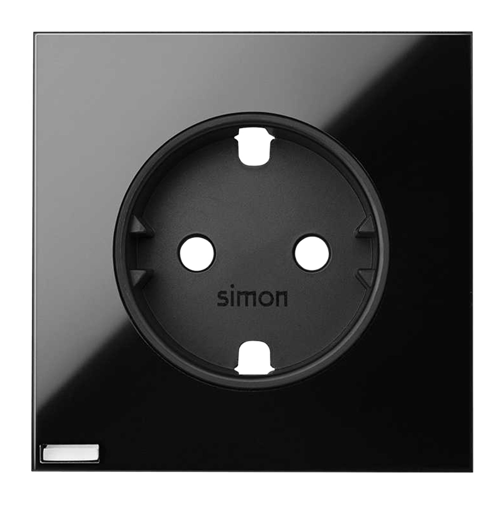 Tapa enchufe simon 100 io negro