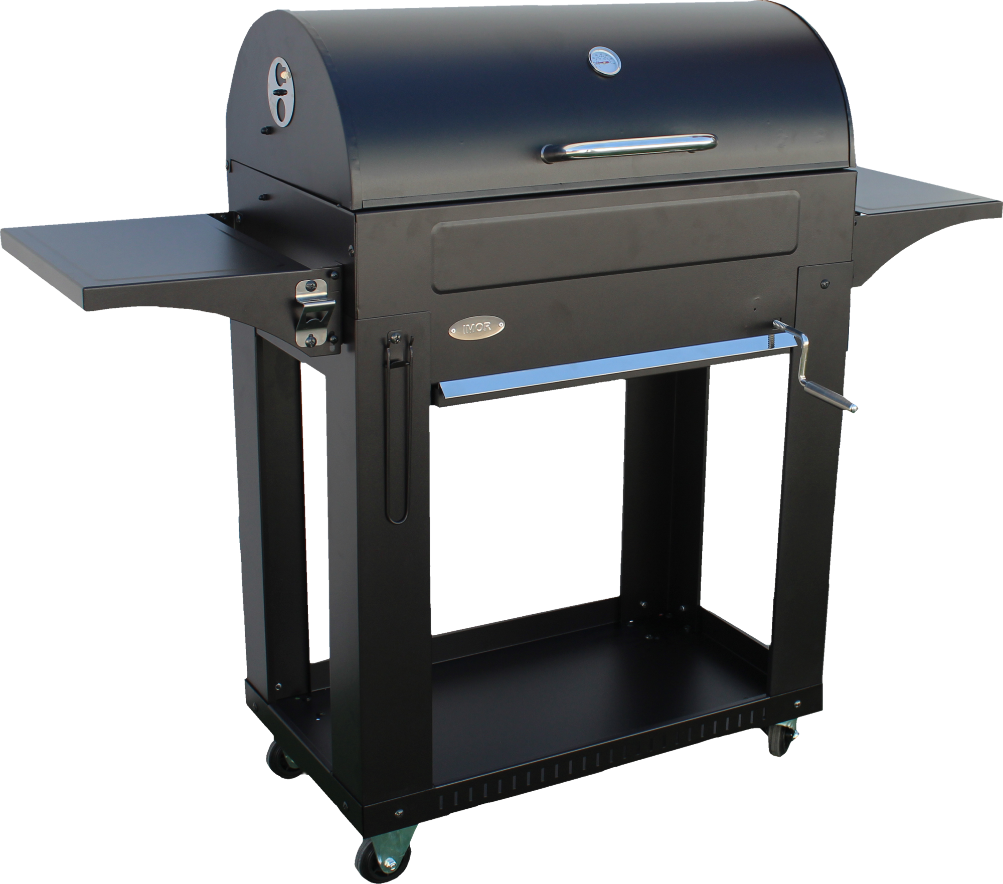 Barbacoa imor milano negra para carbón recomendado para 12 personas de la marca IMOR