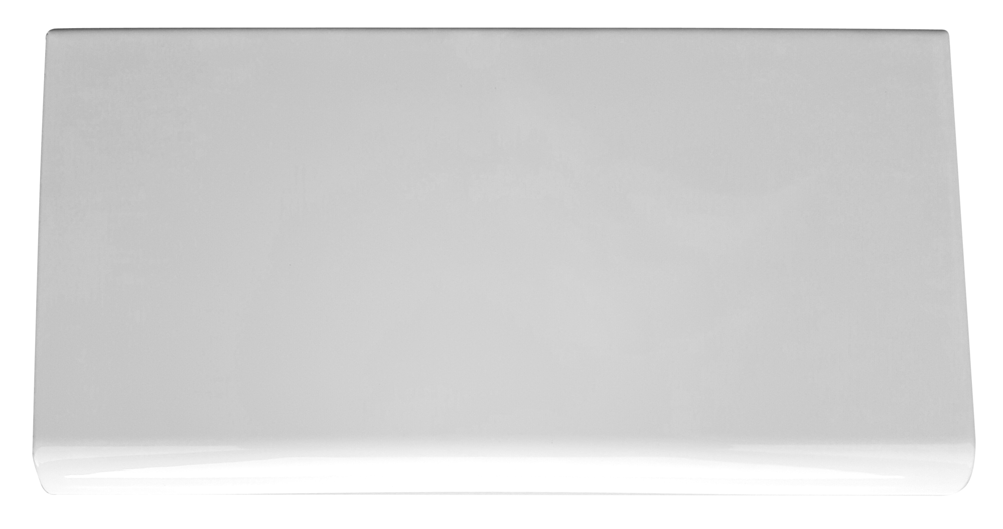 Pack de 4 vierteaguas cerámico 14x28 cms blanco brillante, horizontal