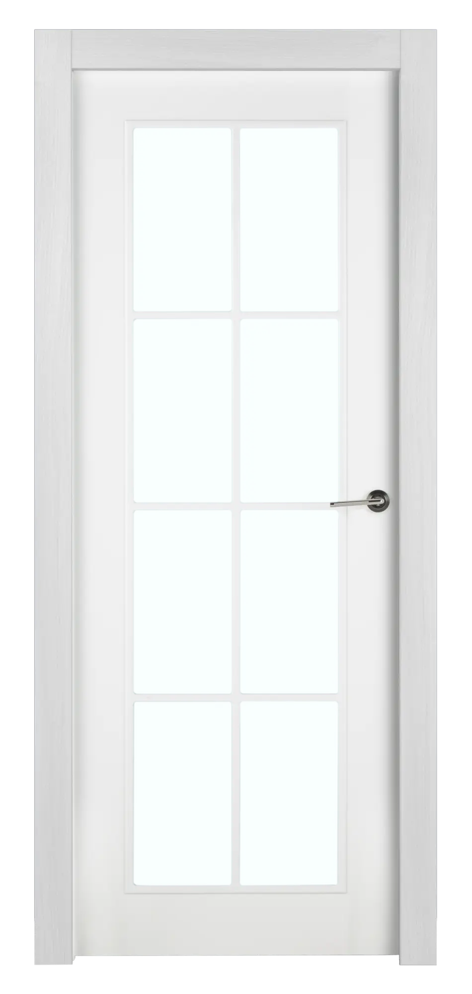 Puerta marsella plus blanco apertura izquierda con cristal 82.5cm
