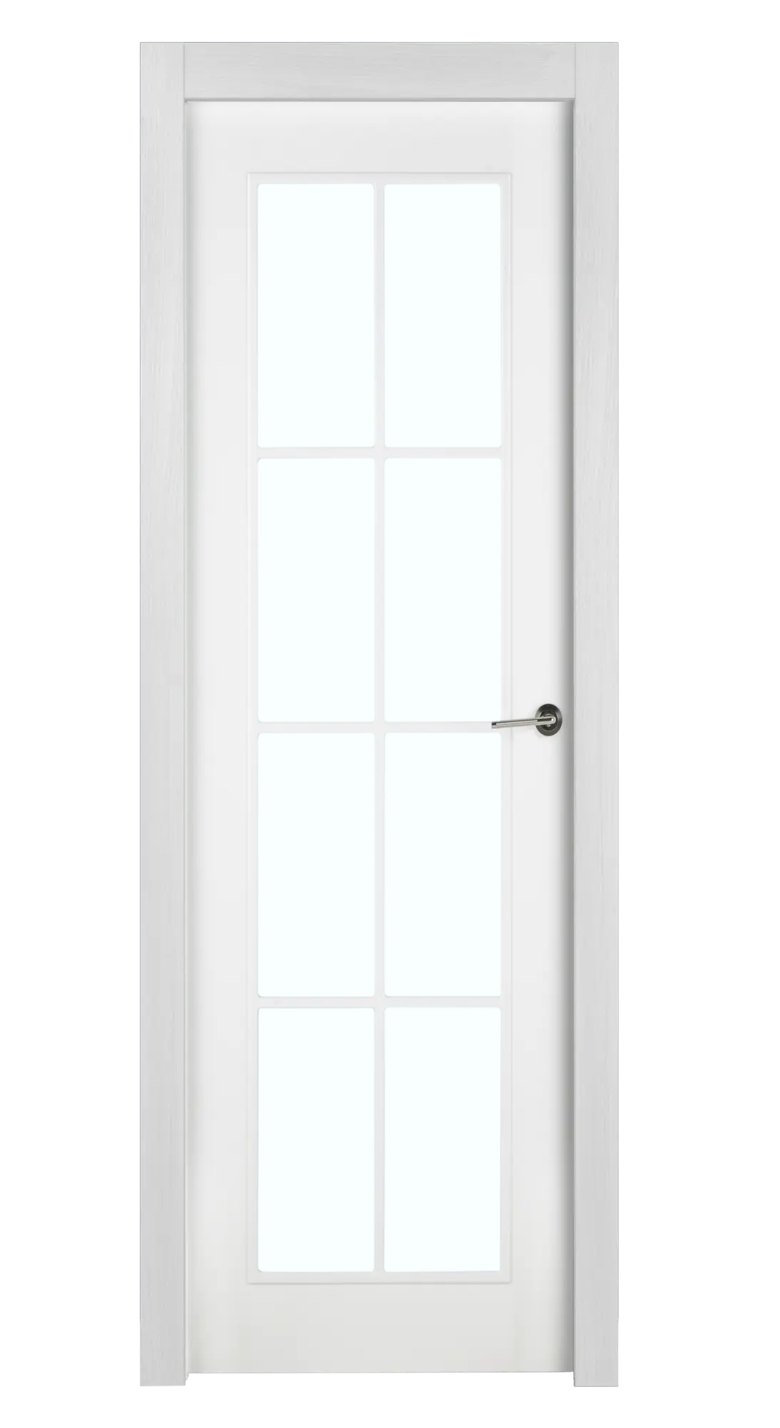 Puerta marsella plus blanco apertura izquierda con cristal 62.5cm