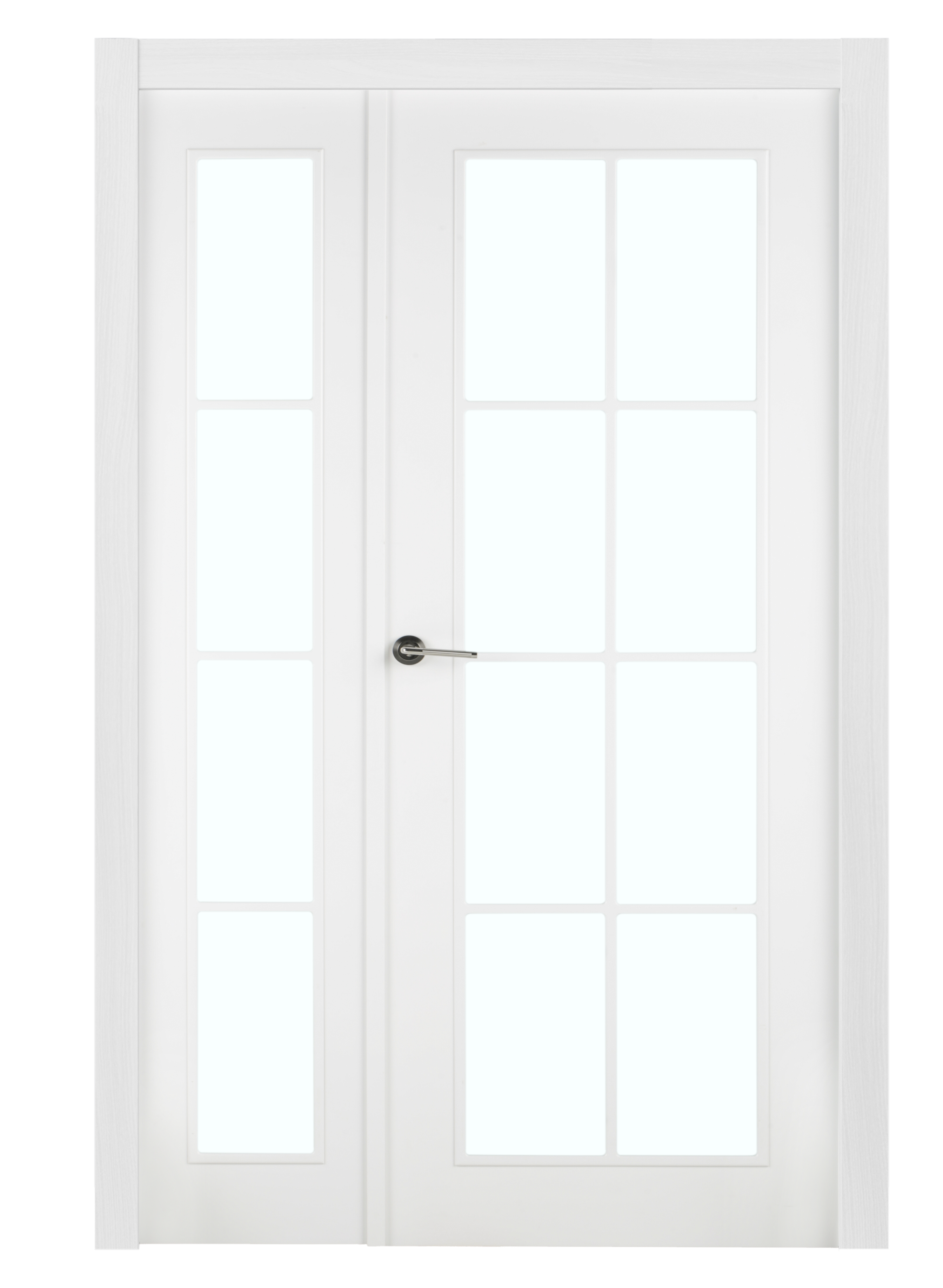 Puerta marsella plus blanco apertura derecha con cristal 115cm