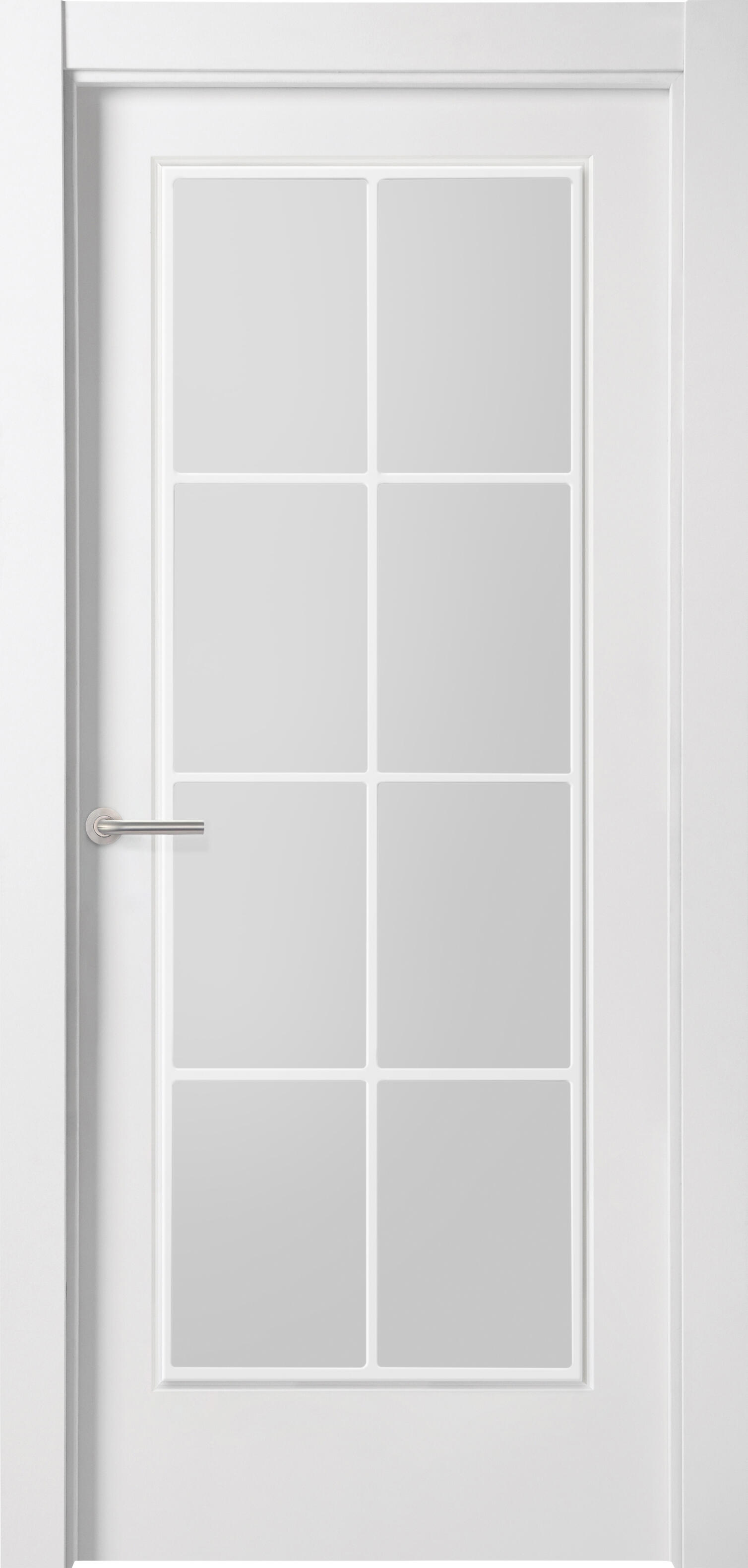 Puerta marsella plus blanco apertura derecha con cristal 9x92.5cm