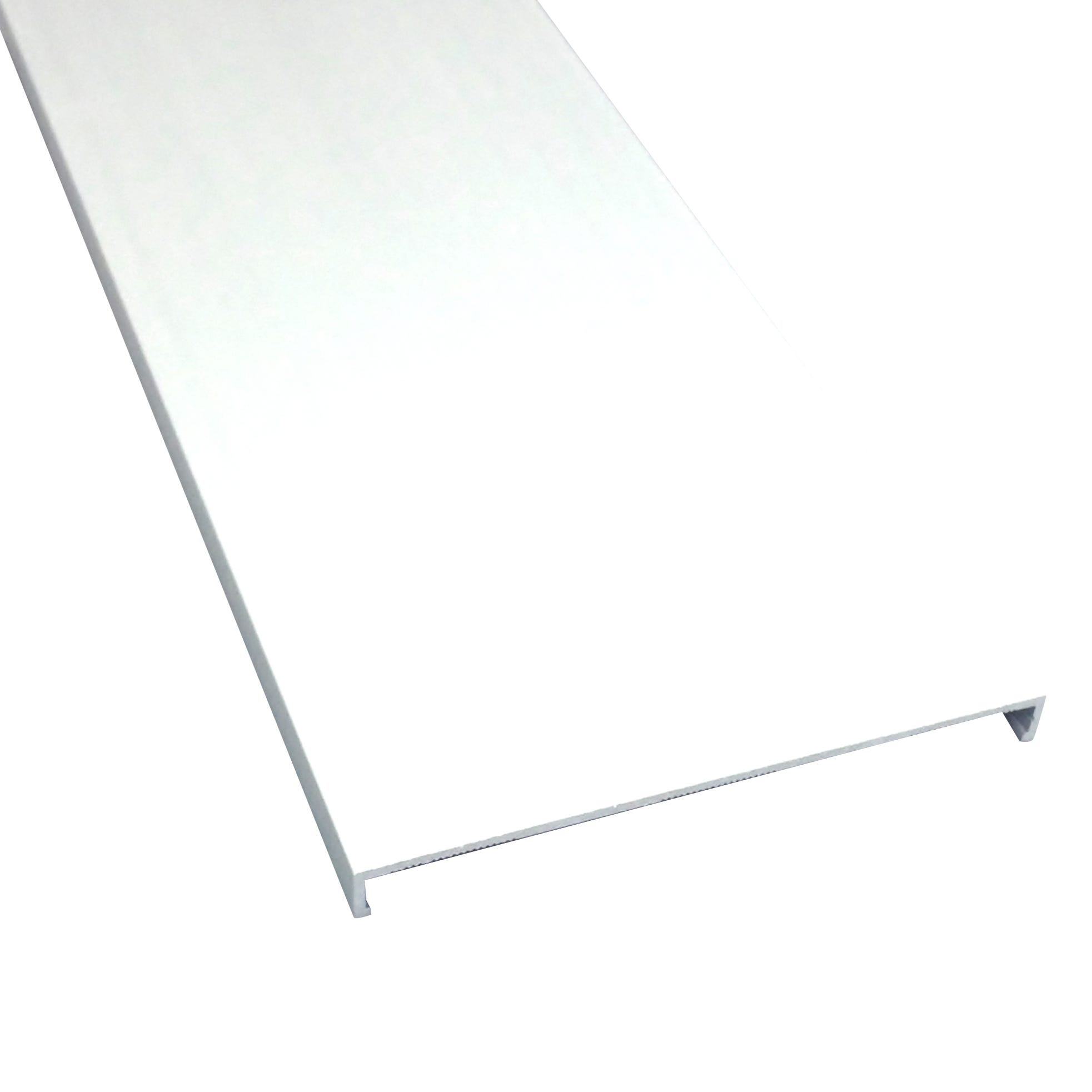 Perfil de bloques de vidrio perimetral (Plateado, 300 x 8 cm, Aluminio)