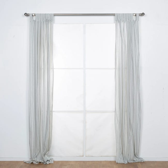 Cortina cinta blanca cortinas salon tanslucida 280 x 300