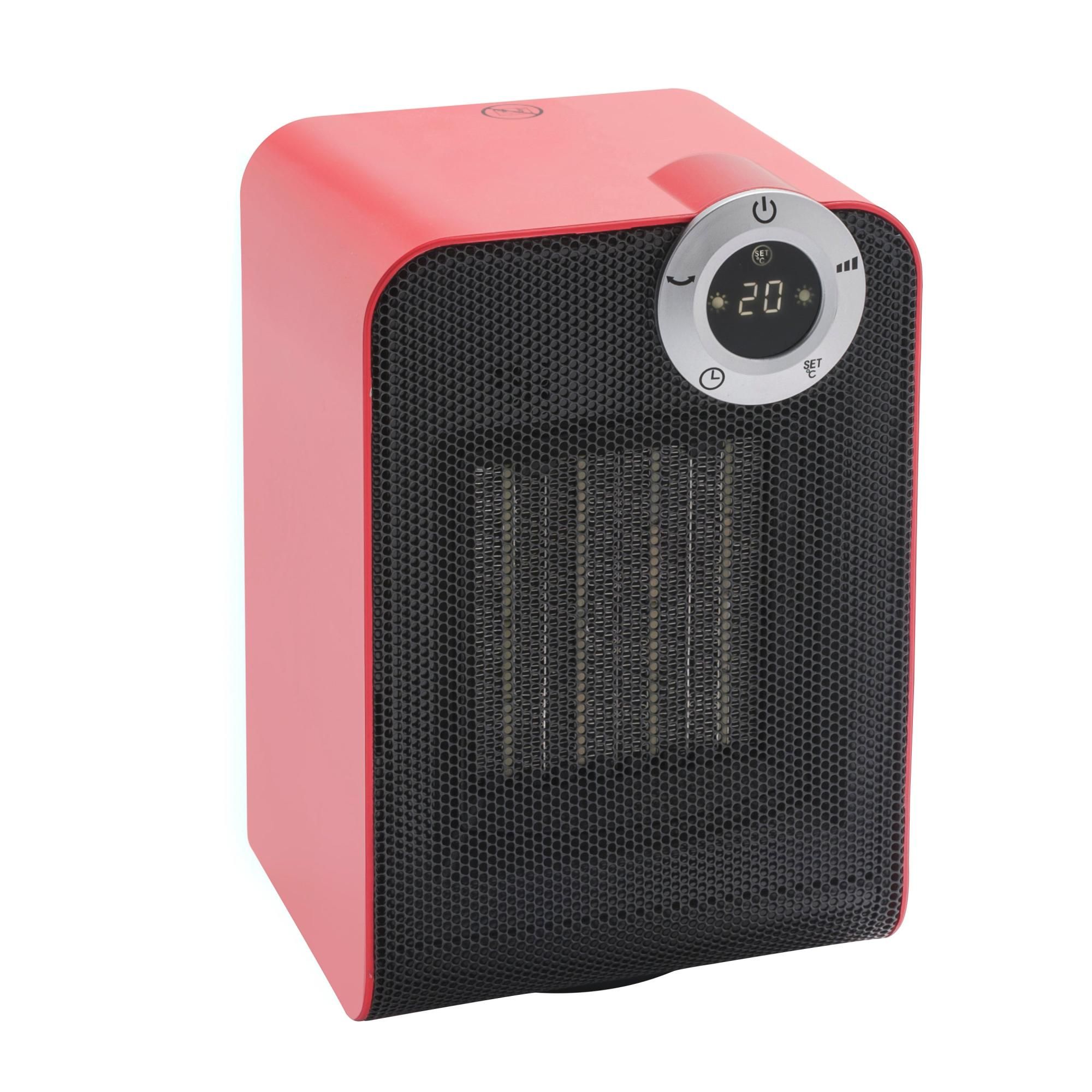 Calefactor cer mico EQUATION 1800 w rojo Leroy Merlin