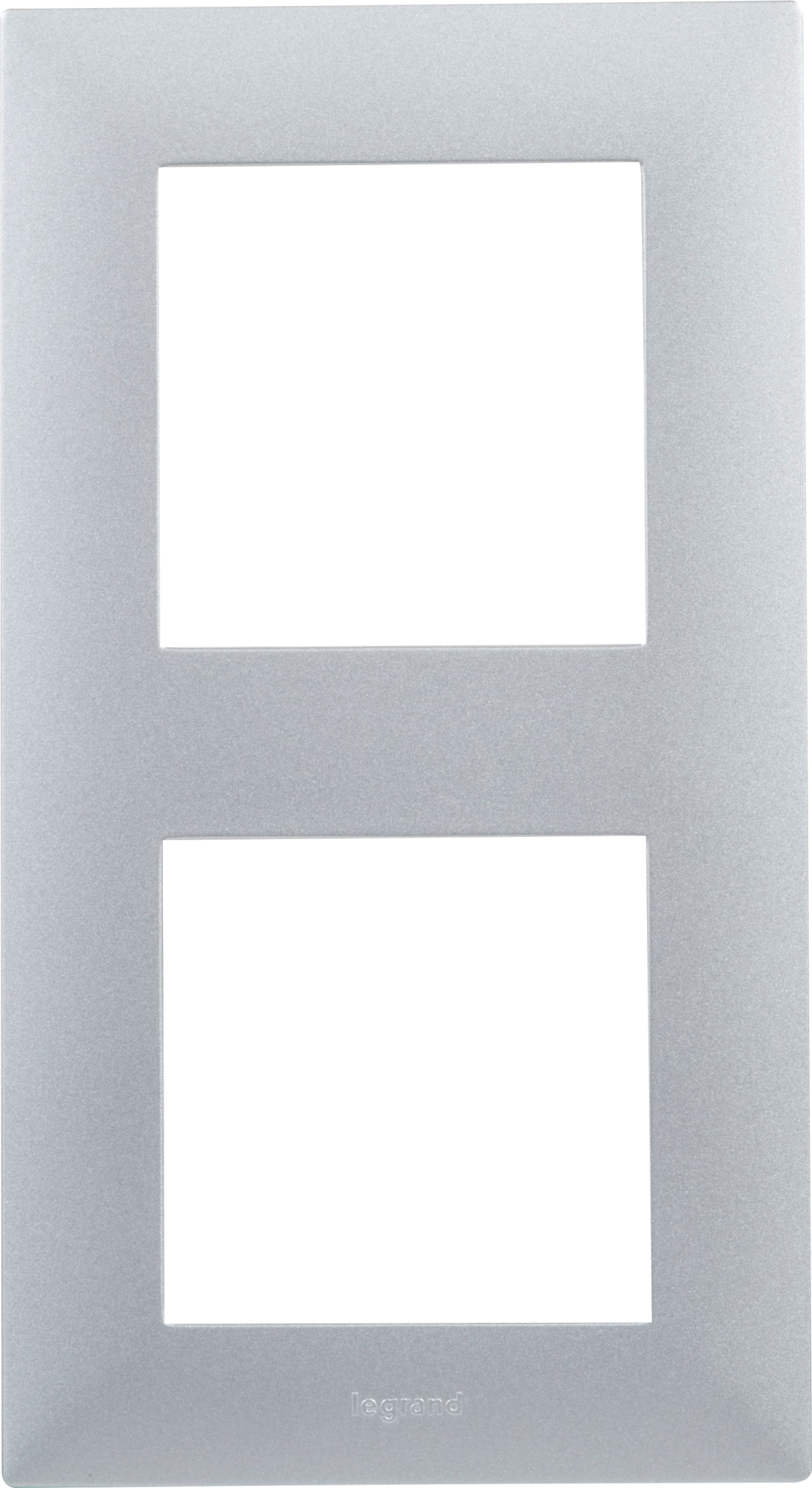 Marco doble LEGRAND Niloé Step aluminio | Leroy Merlin