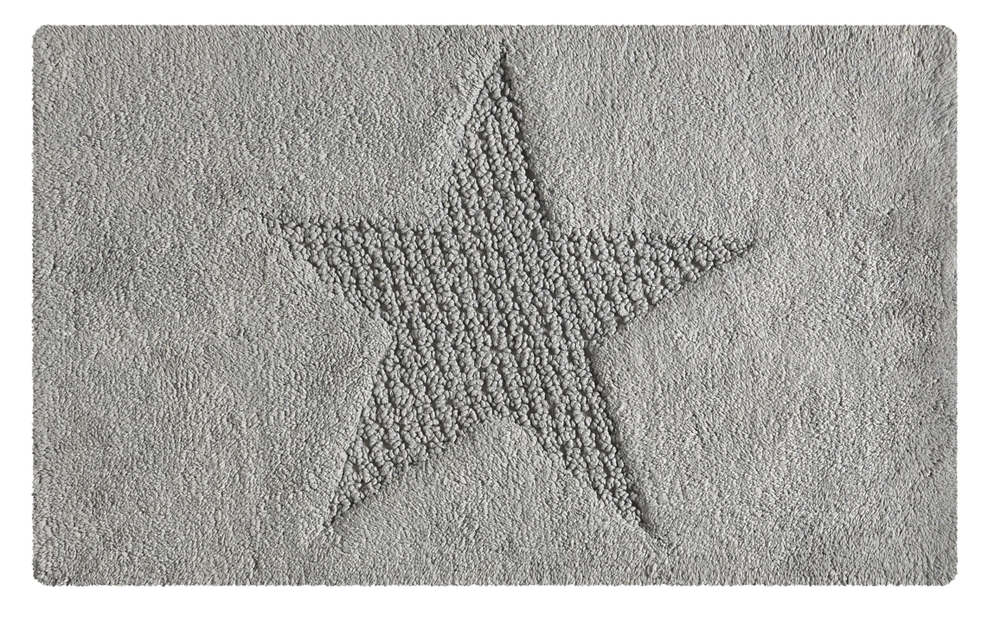 Alfombra algodón star gris 120x170cm