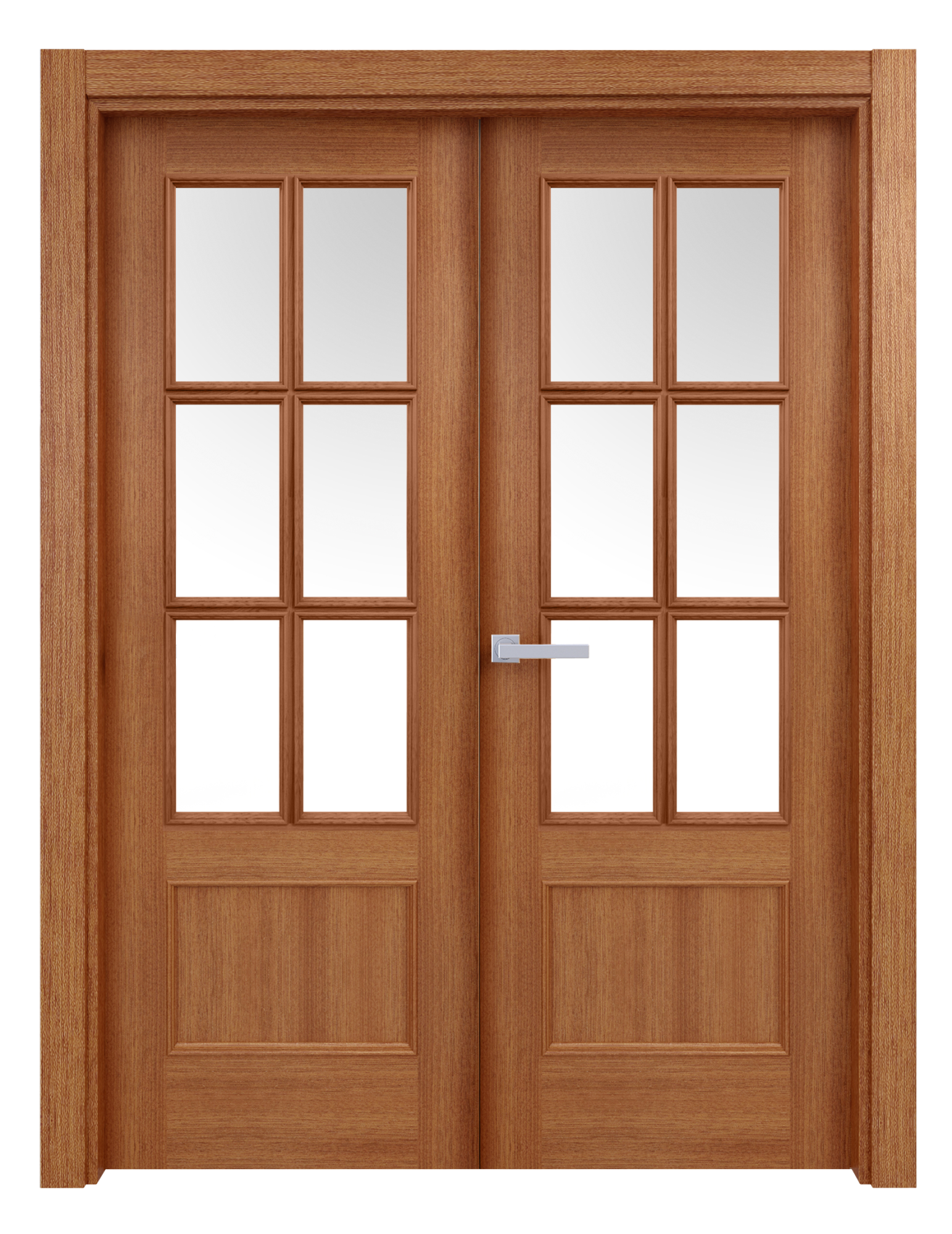 Puerta interior abatible atenas line plus sapelly apertura dcha cristal 7x2 145