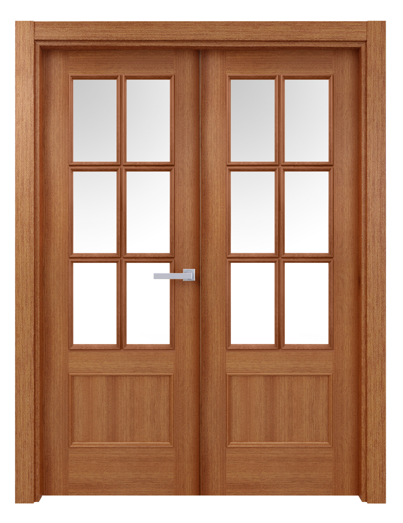 Puerta interior abatible atenas line plus sapelly apertura izda cristal 7x2 145