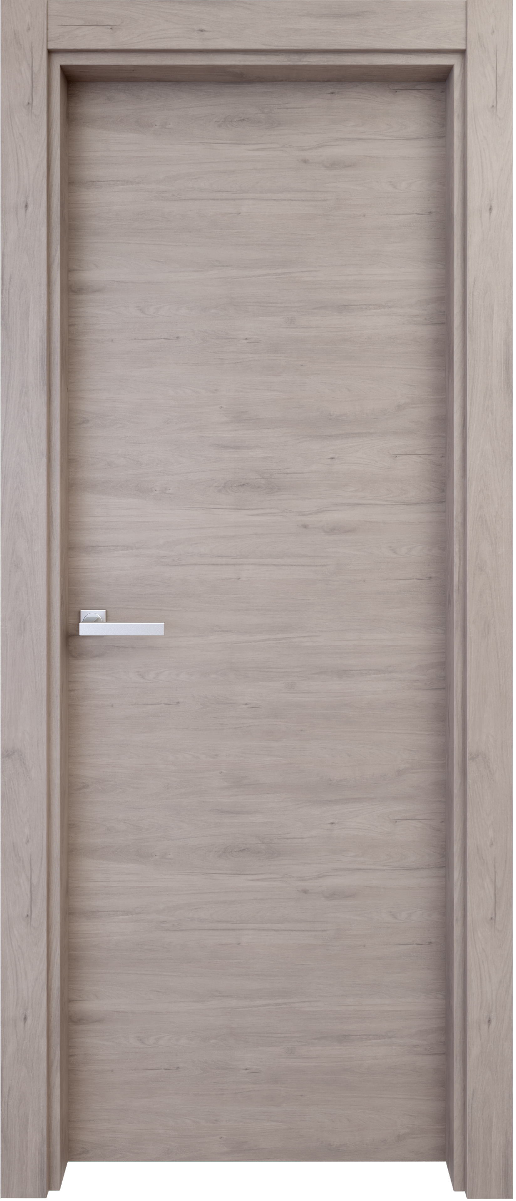 Puerta oslo roble gris apertura izquierda 9x82.5cm