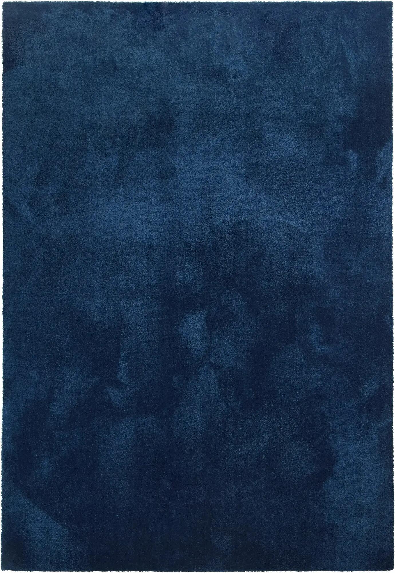 Alfombra pasillera poliamida touch azul oscuro 67x250cm