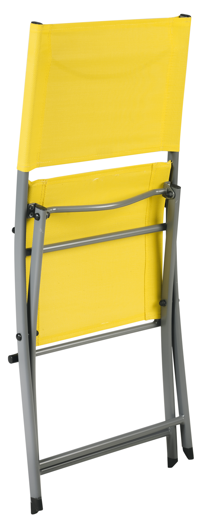 Silla plegable de jardín naterial emys de acero amarillo de la marca NATERIAL