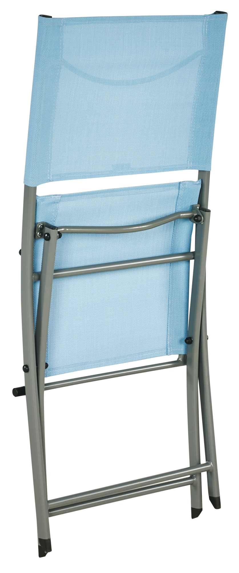Silla de exterior de acero naterial emys azul de la marca NATERIAL