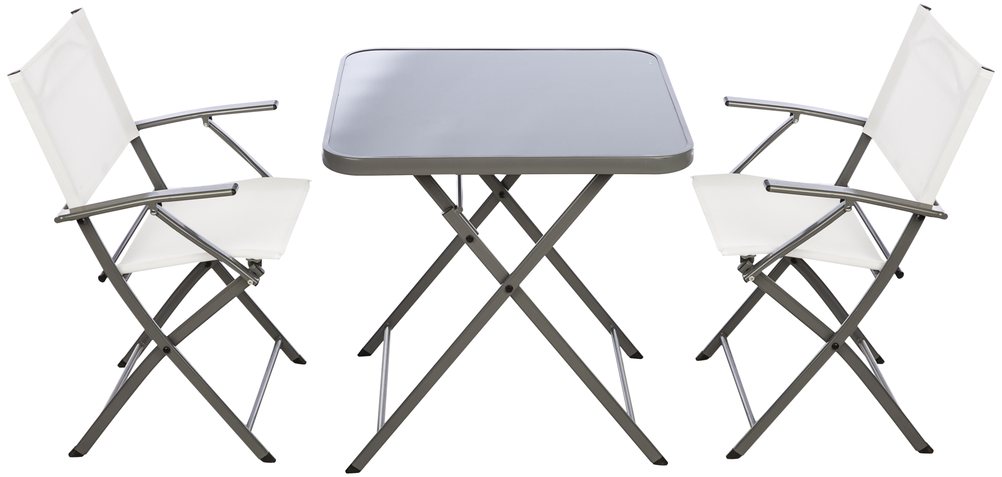 Sillón de exterior de acero naterial emys blanco de la marca NATERIAL