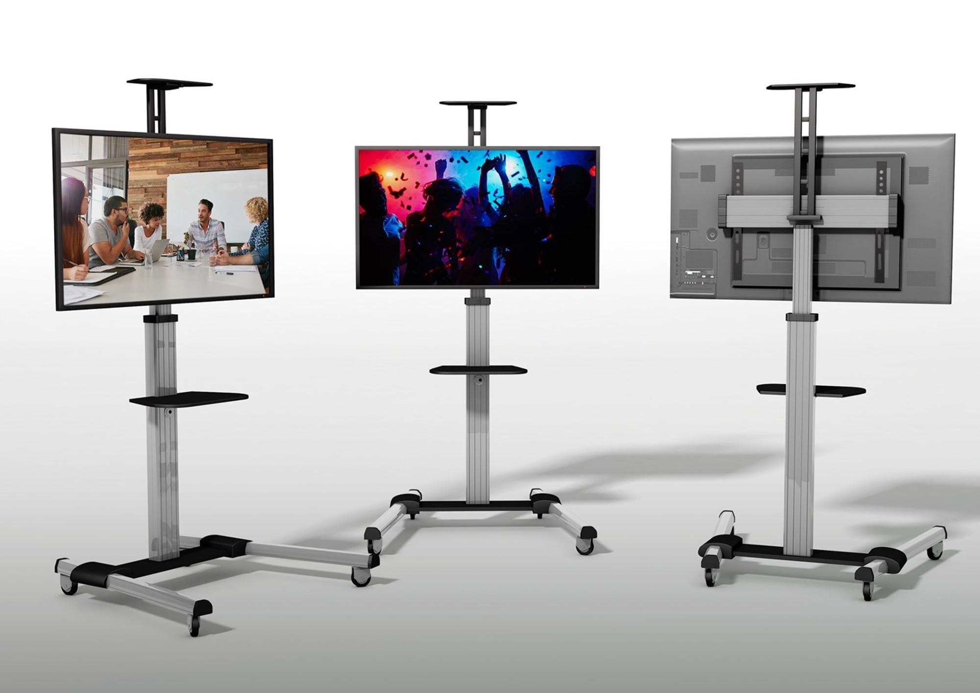 Soporte De Suelo Para Tv con de 37 a 70 pulgadas 83x120x70cm hasta 50 kg | Leroy Merlin