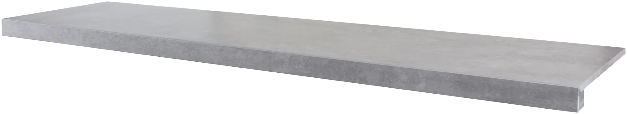 Peldaño de escalera porcelánico artens martins gris 30x120 cm