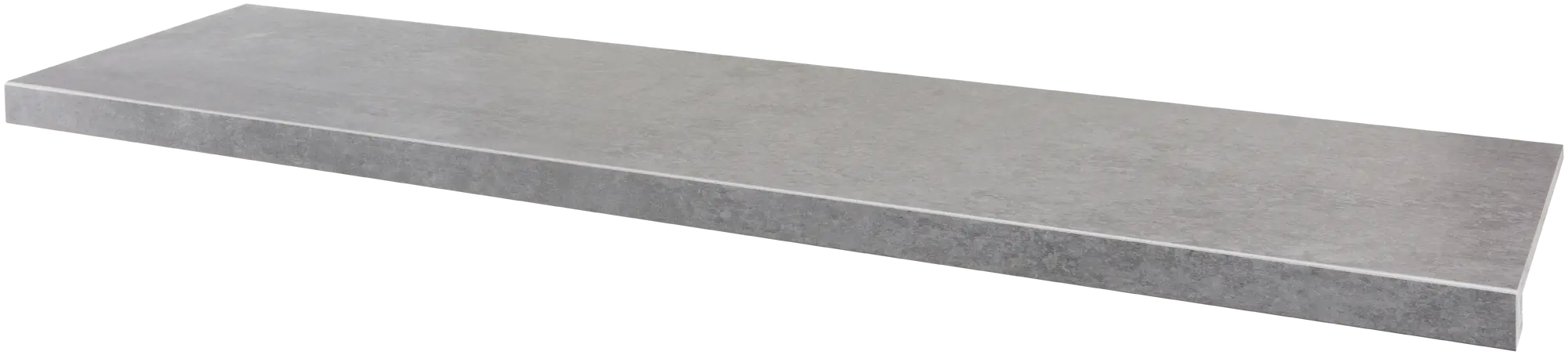 Peldaño de escalera porcelánico artens martins efecto cemento marengo 30x120 cm