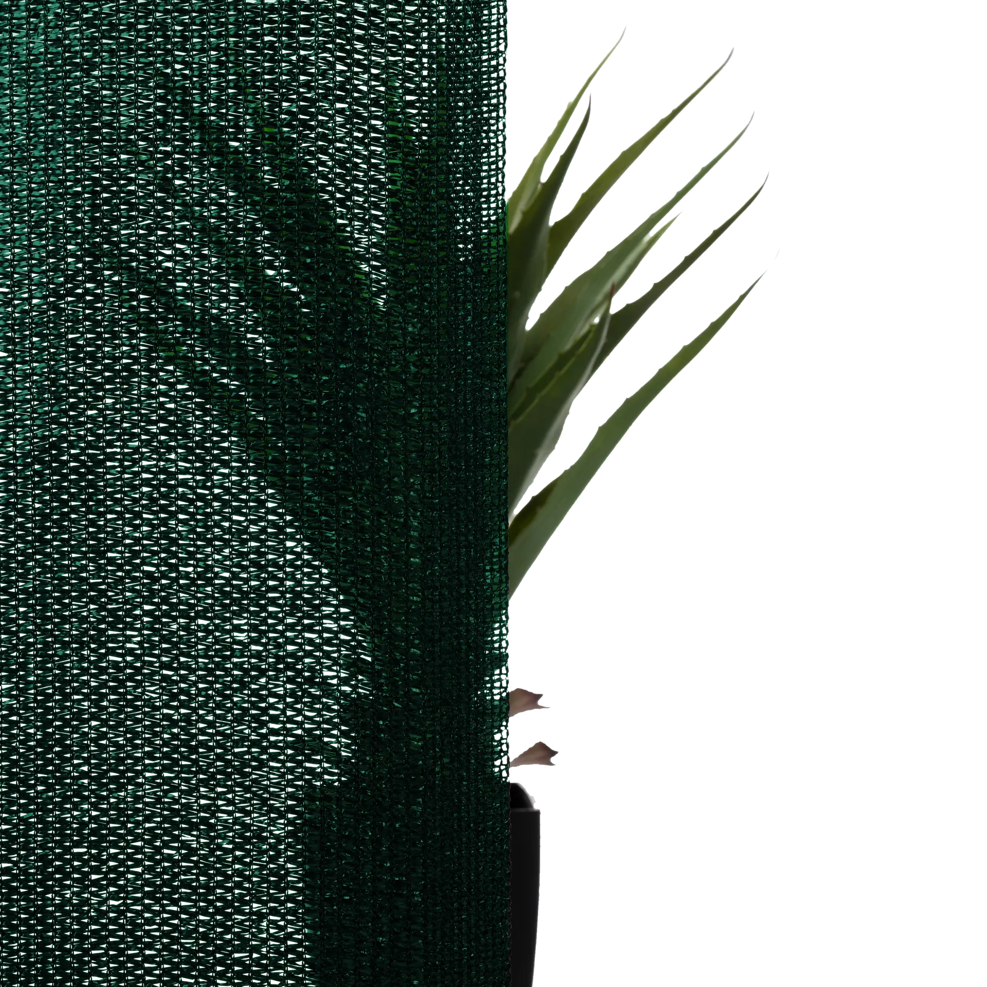 Malla de sombreo y ocultación alta naterial de polietileno 4x5 m verde