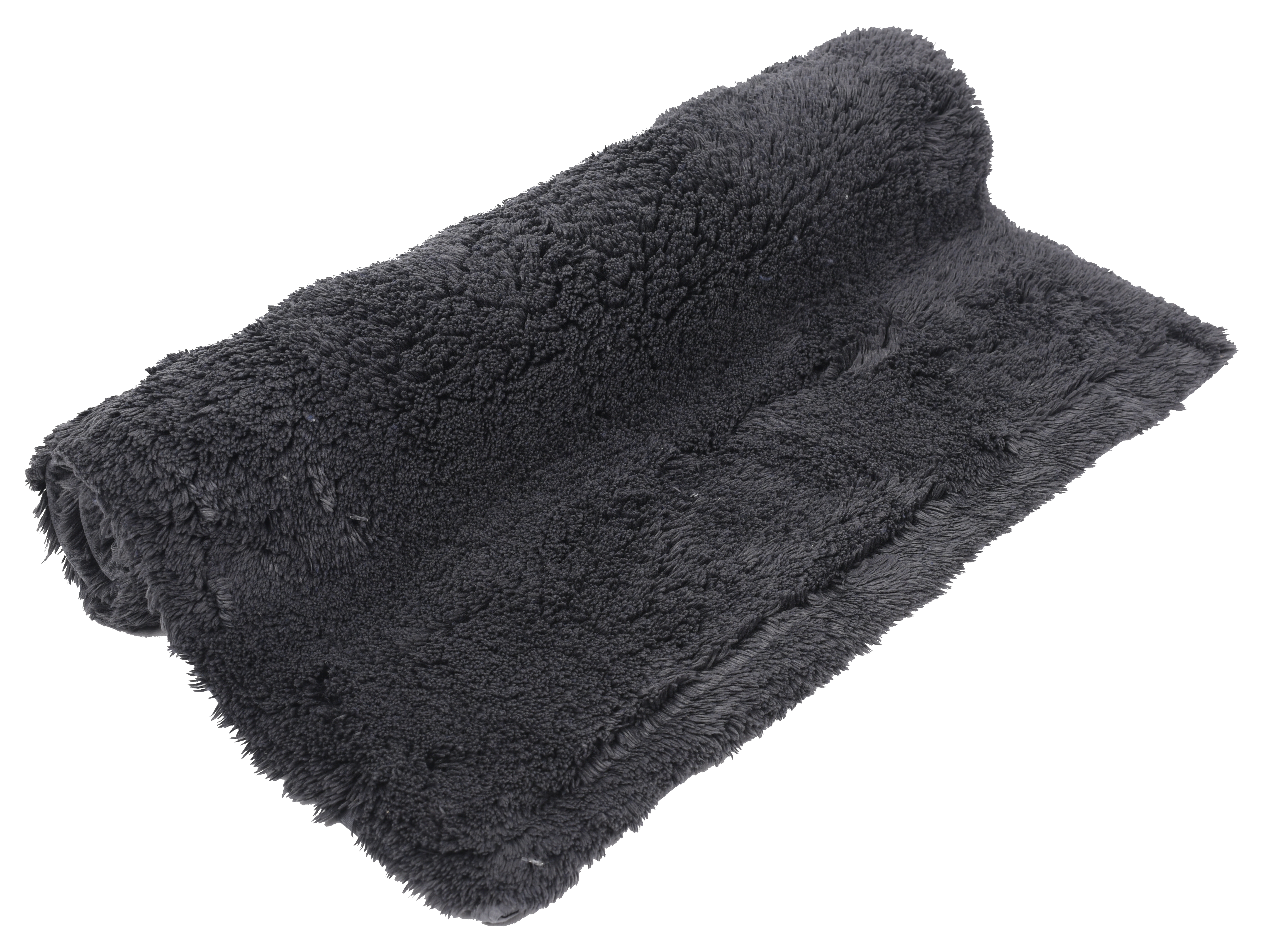Alfombra de baño rectangular dune 65x55 cm gris