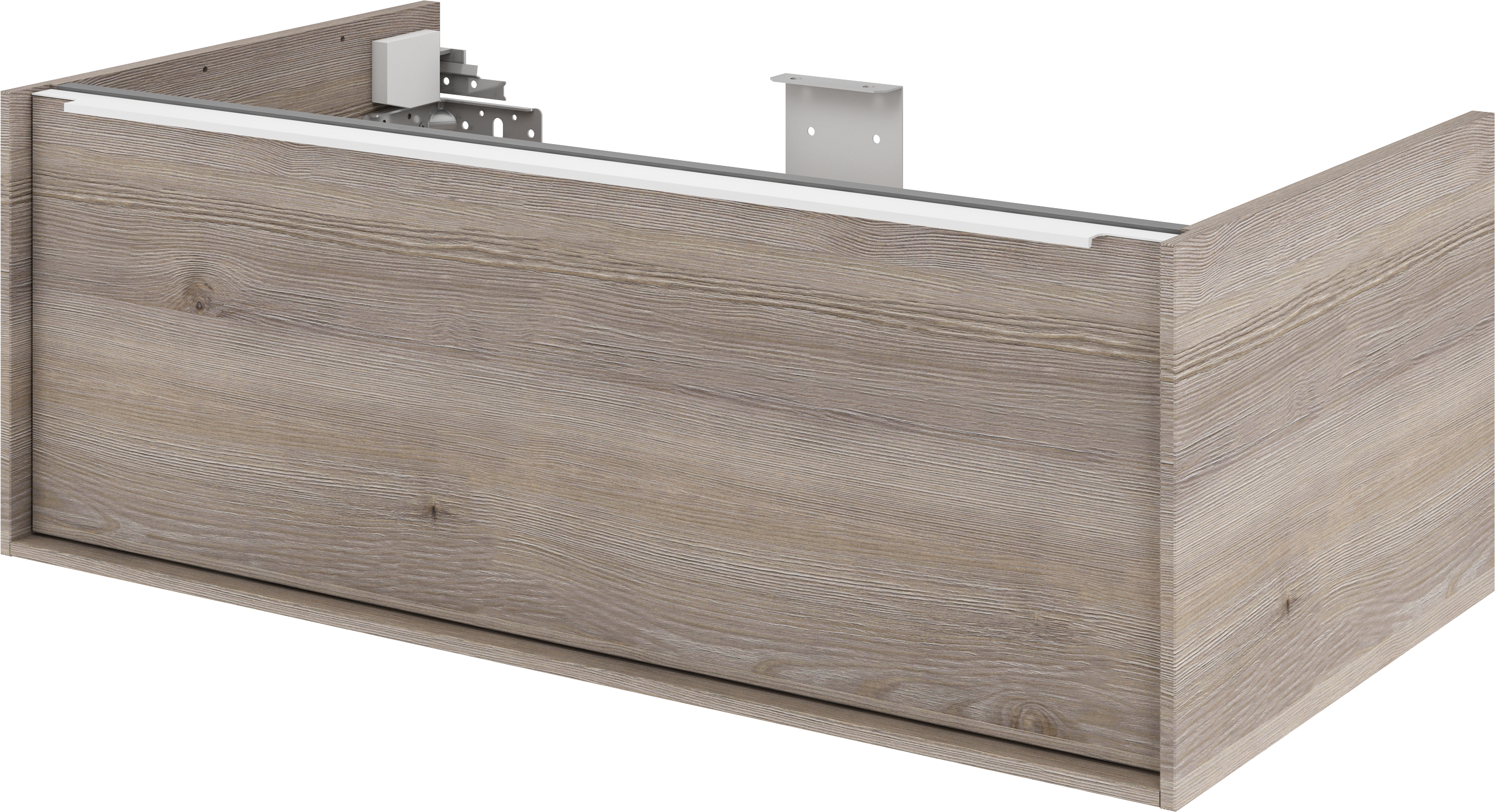 Mueble de baño neo imitación roble grisáceo 90x48 cm