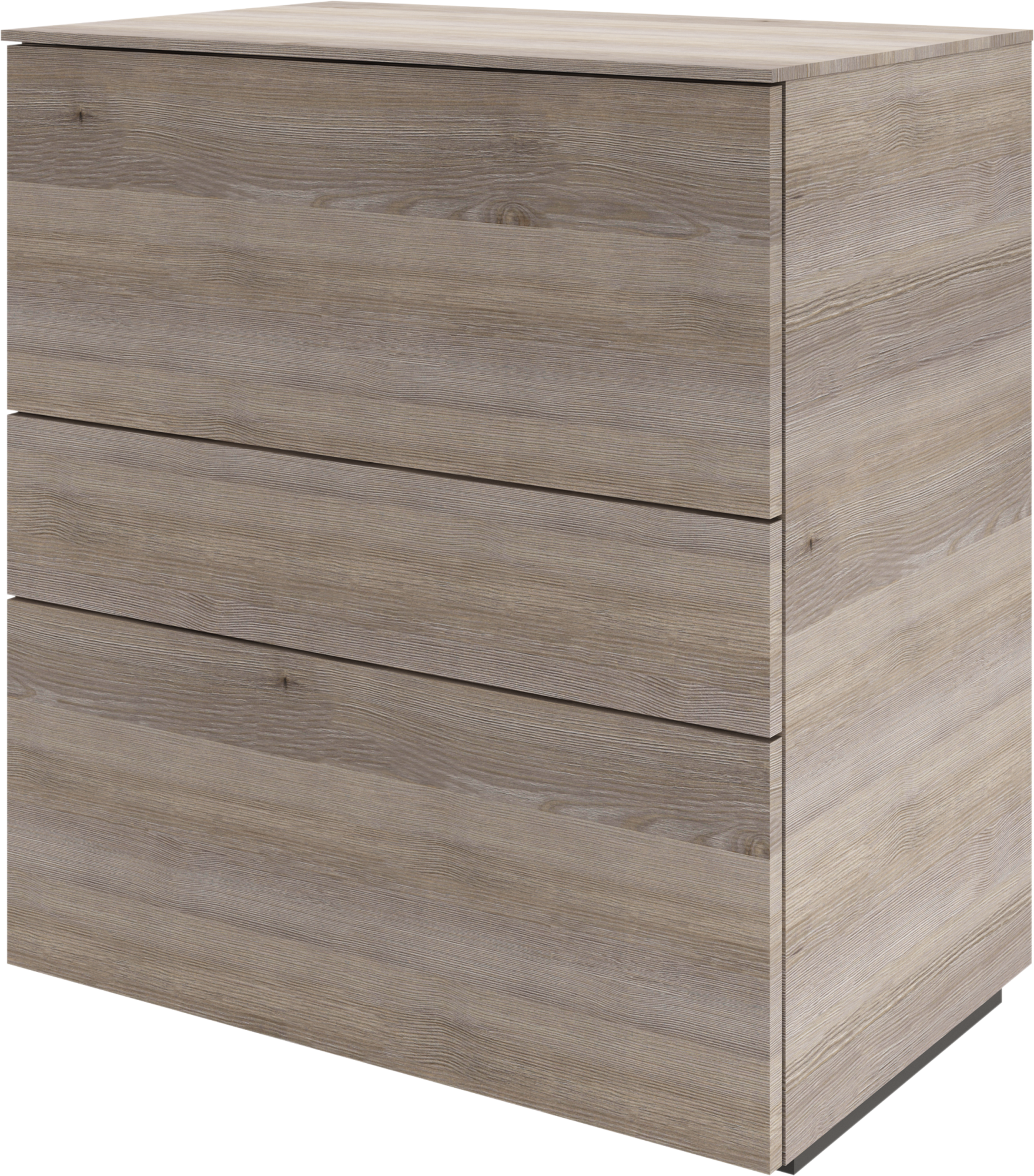 Mueble de baño neo imitación roble grisáceo 75 x 48 cm de la marca SENSEA Mueble de baño neo imitación roble grisáceo 75 x 48 cm de la marca SENSEA