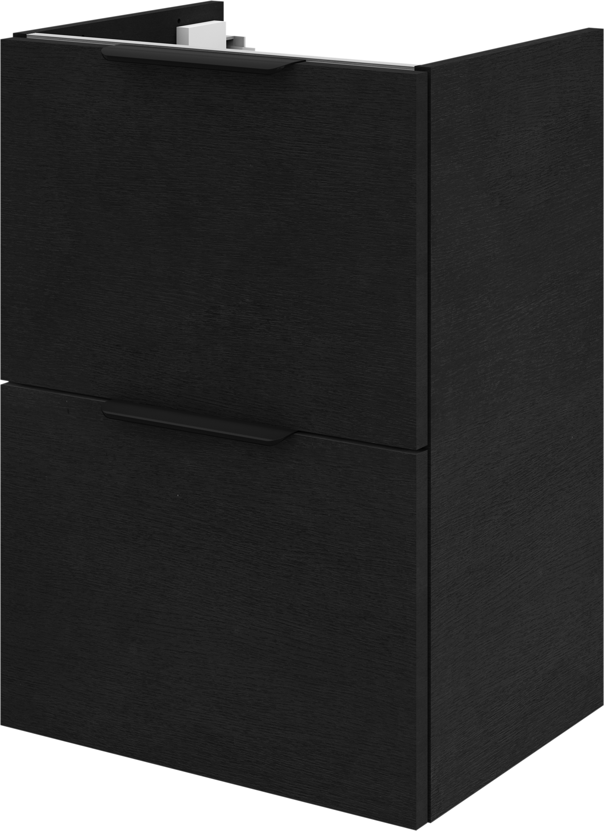 Mueble de baño neo efecto madera negra 45x35 cm
