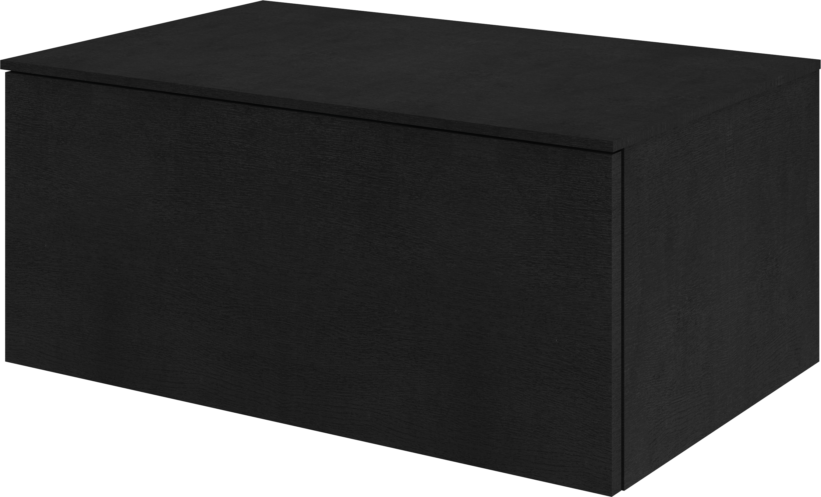 Mueble de baño neo efecto madera negra 75x48 cm