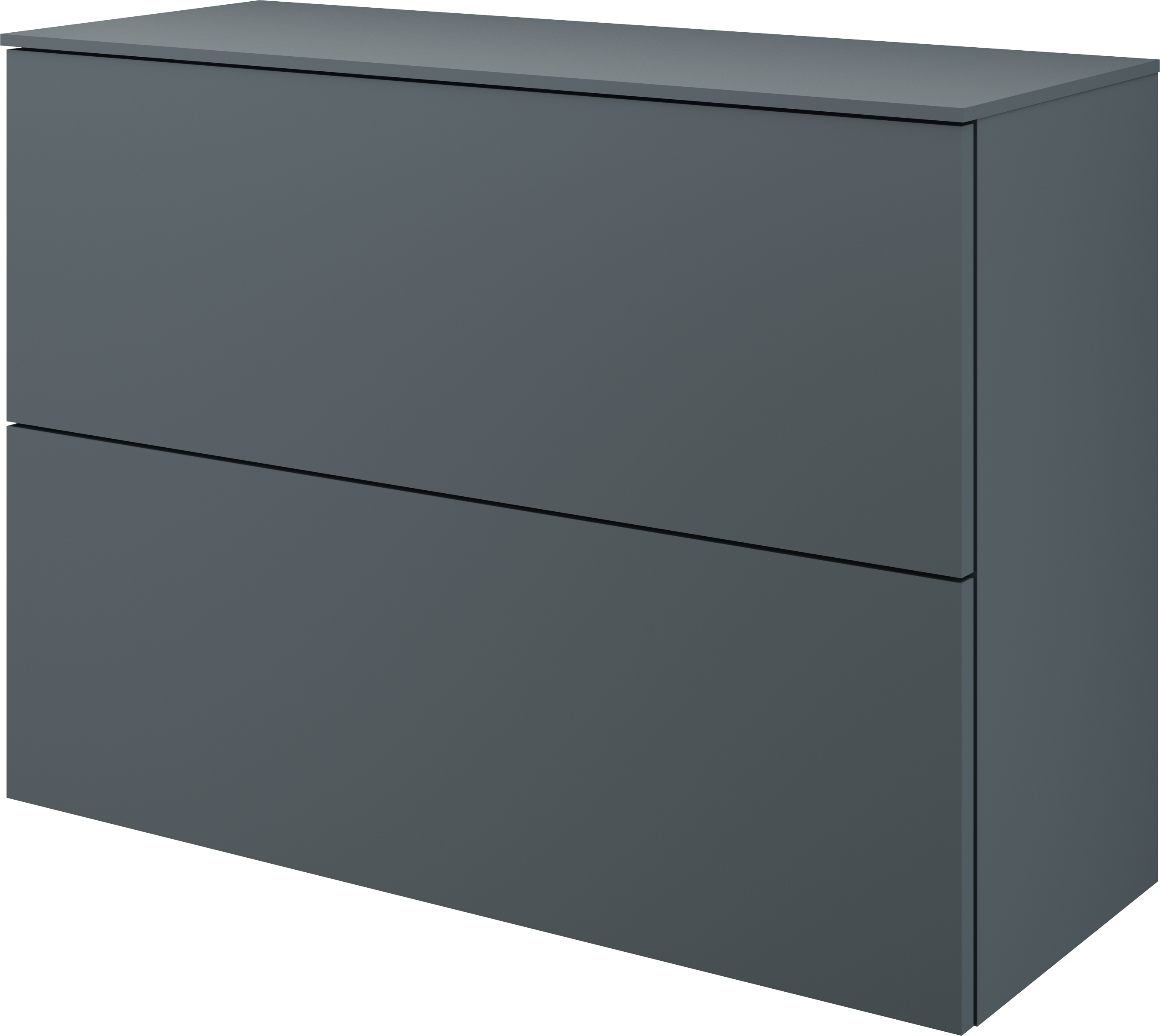 Mueble de baño neo gris 90x35 cm