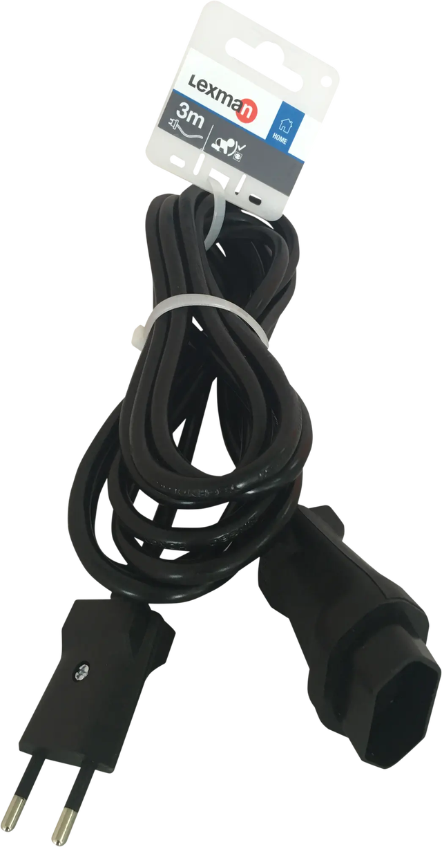 Aigostar Regleta Alargador de 3 Enchufes con Cable de 3 Metros， Color Negro  : : Electrónica