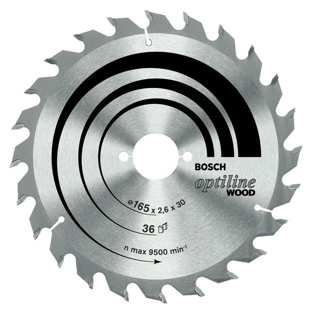 Consejo Discurso rotación Disco de sierra circular BOSCH para madera, 165 x 30 x 2,6 mm y 36 dientes  | Leroy Merlin