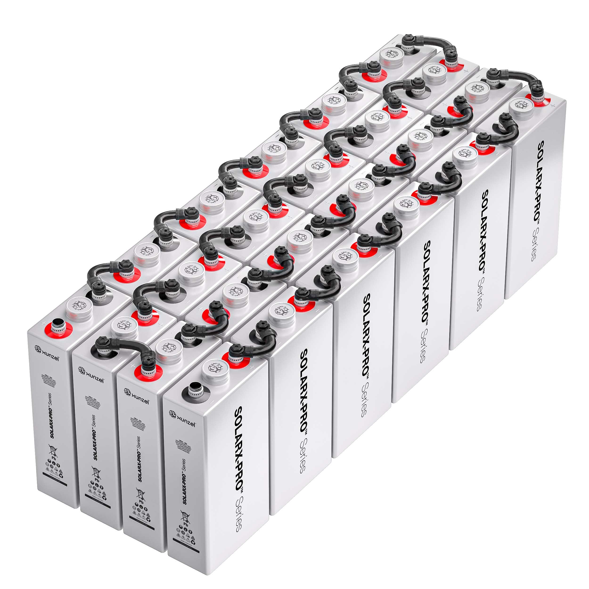 Banco de baterías solarx-pro-318b24 xunzel 48v 318ah 15,1kwh sin mantenimiento