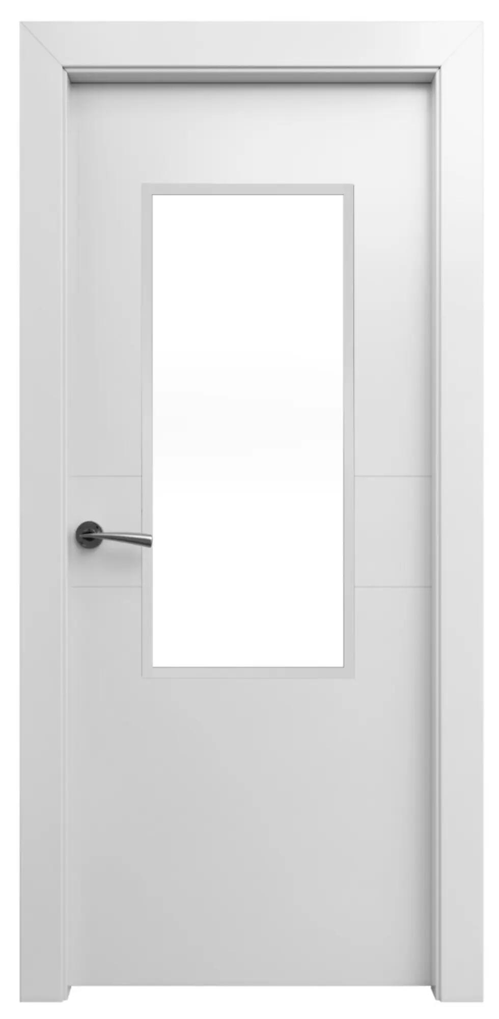 Puerta abatible vilna blanca apertura dcha de 72,5 cm