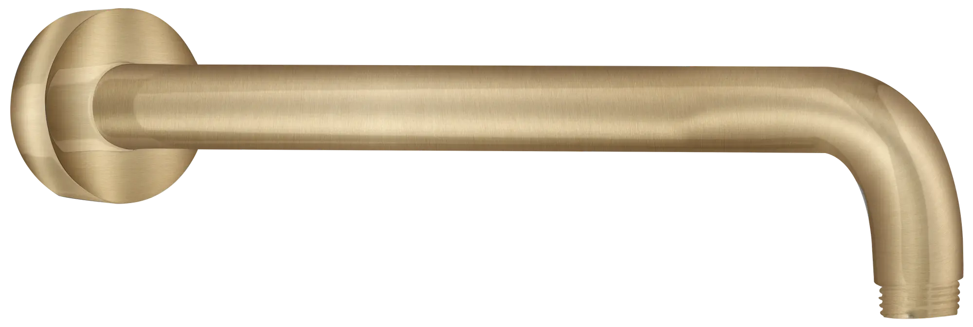 Brazo mural cilíndrico maier long. 35cm oro cepillado mate