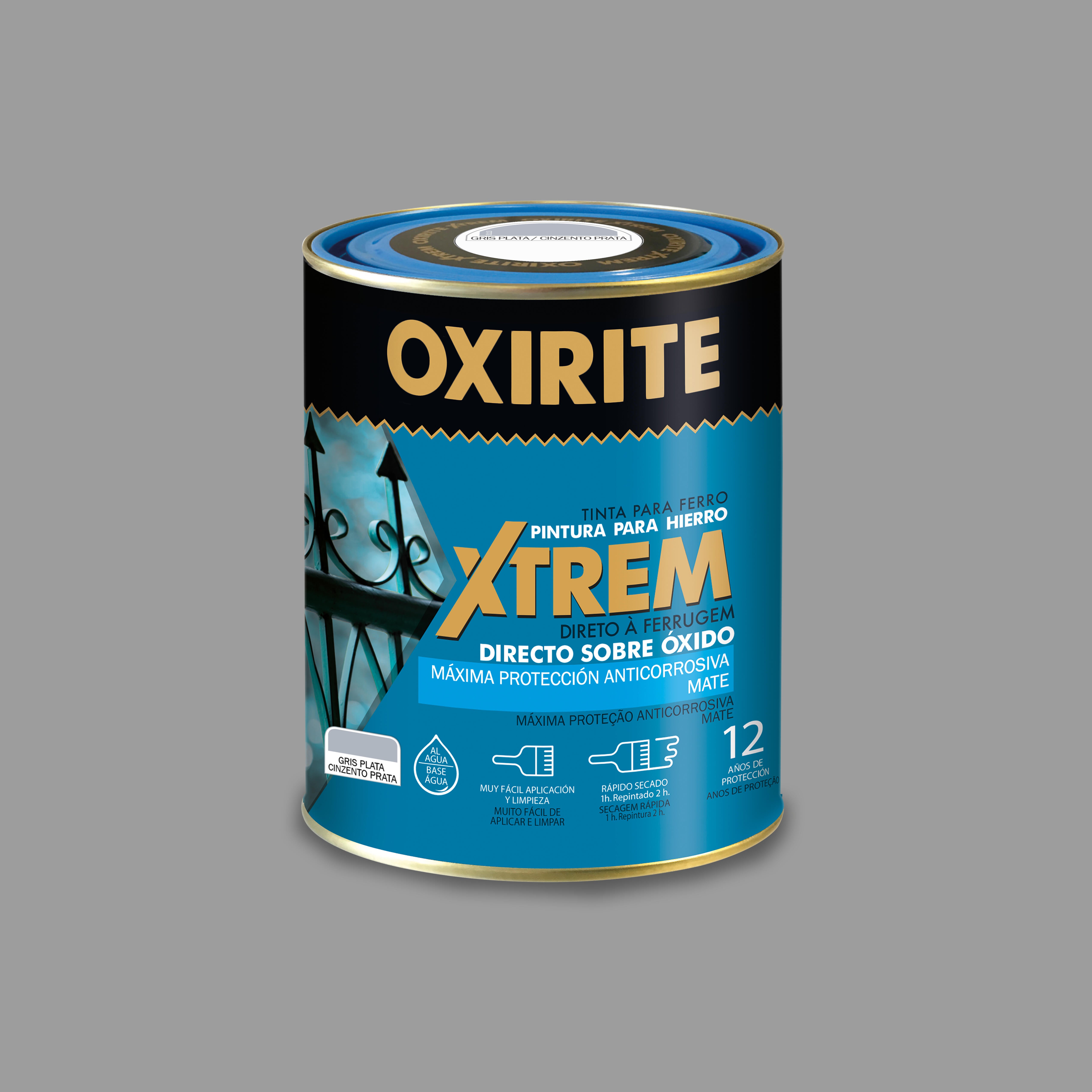 Pintura para Hierro Oxirite Xtrem Satinado 750ml - Pinturas Ydeco