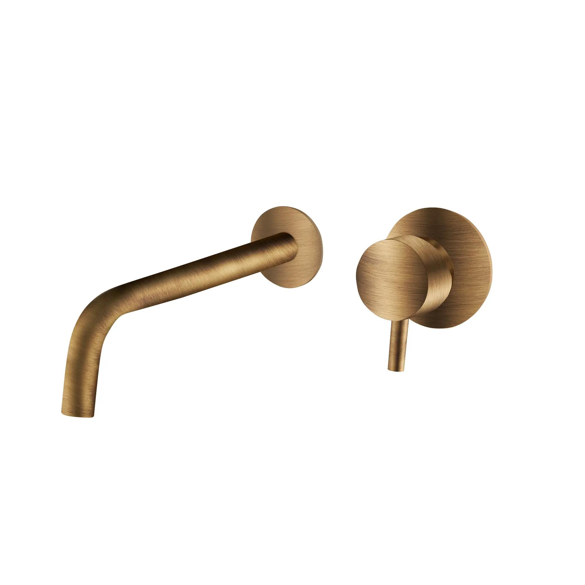 Grifo lavabo empotrado maier look bronce mate