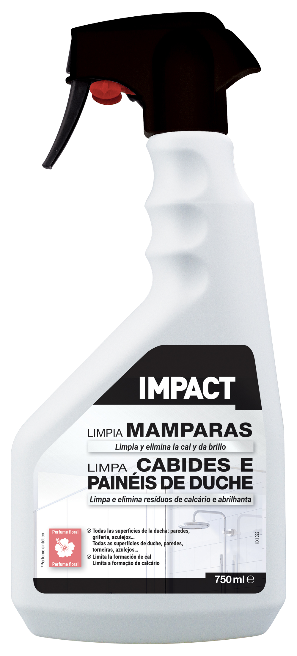 Limpiador de mamparas IMPACT 0,75L