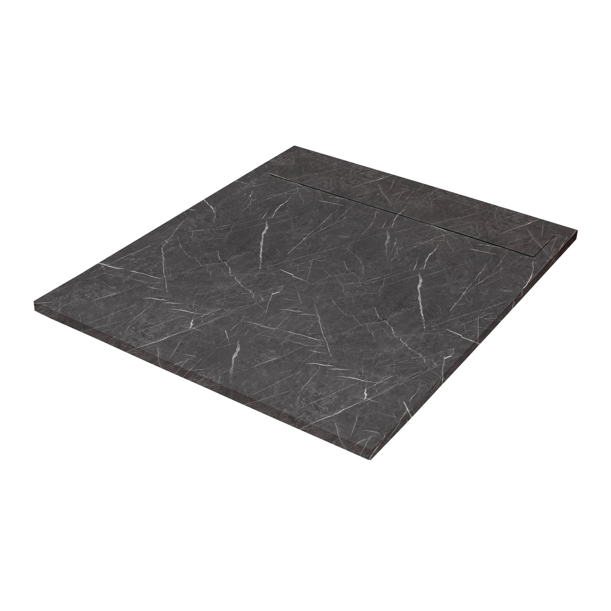 Plato de ducha neo 90x90 cm gris - Elmandela