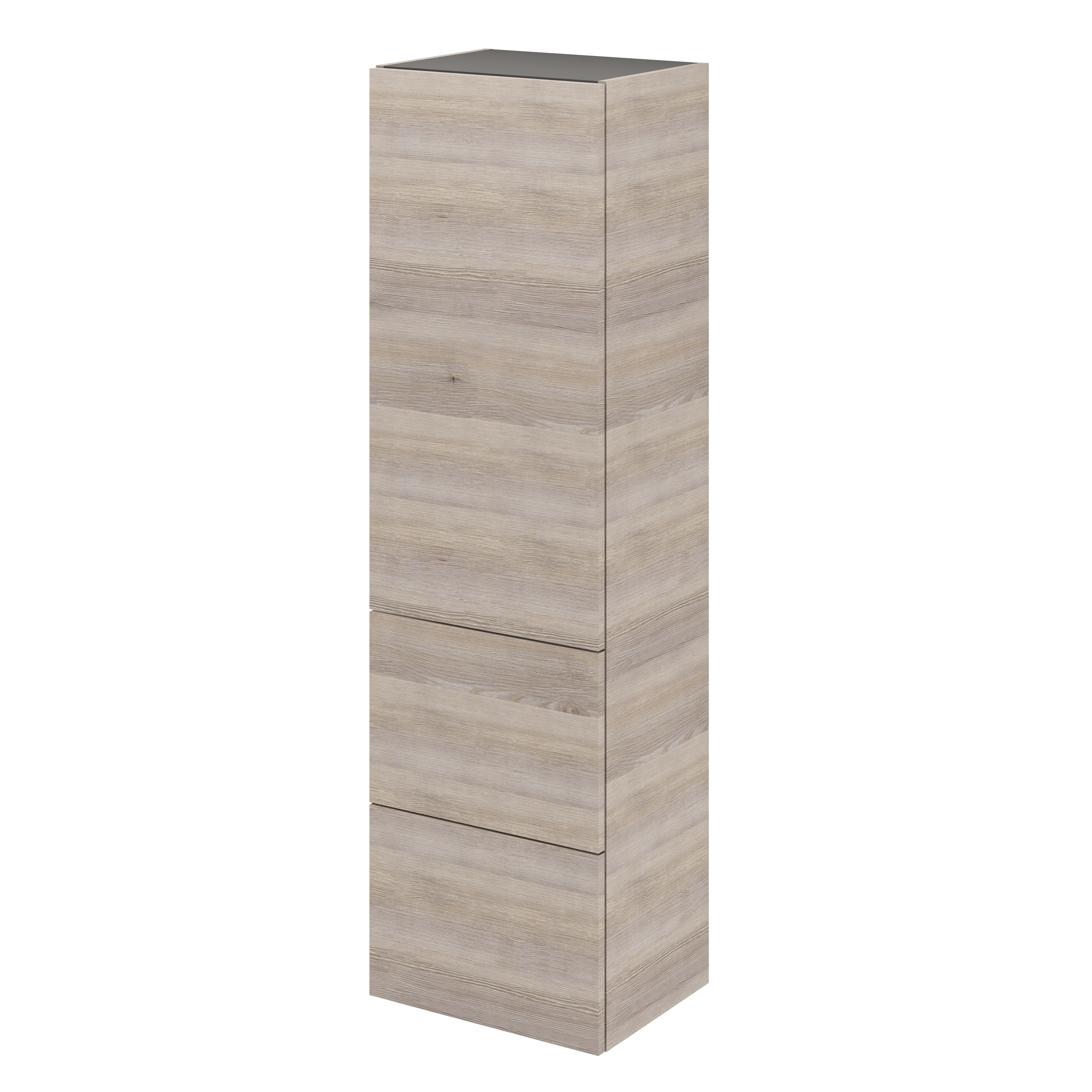 Columna de baño neo imitación roble grisáceo 45x154x35 cm