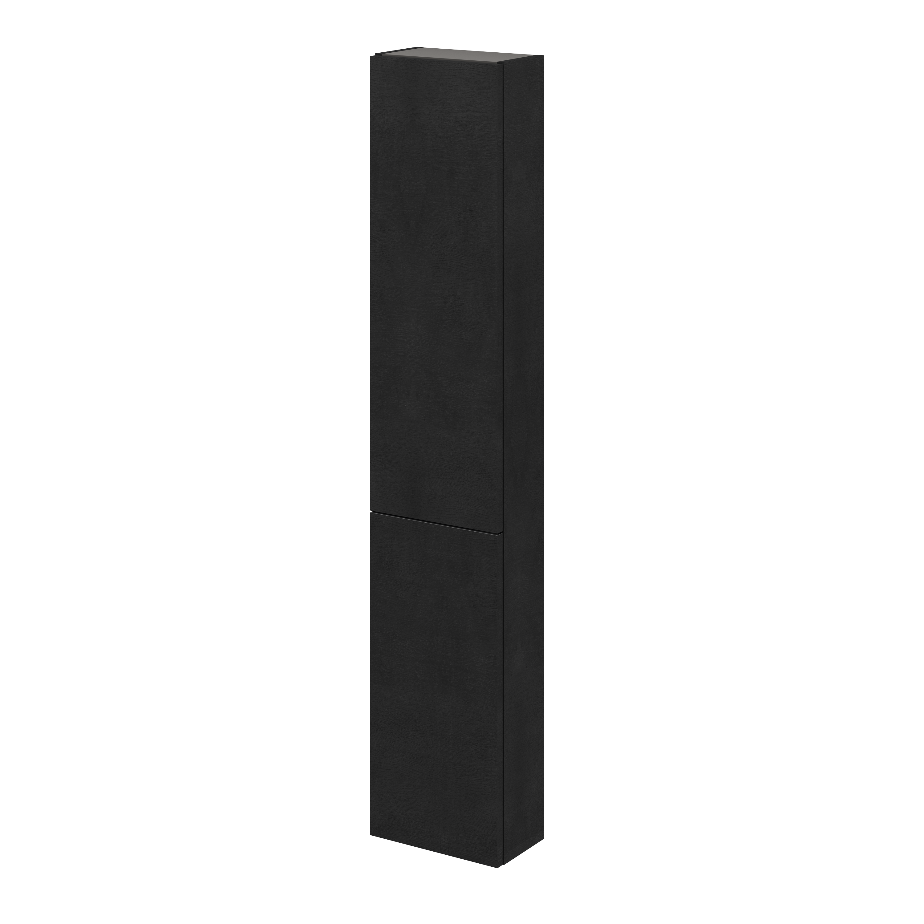 Columna de baño neo efecto madera negra 30x154x17 cm
