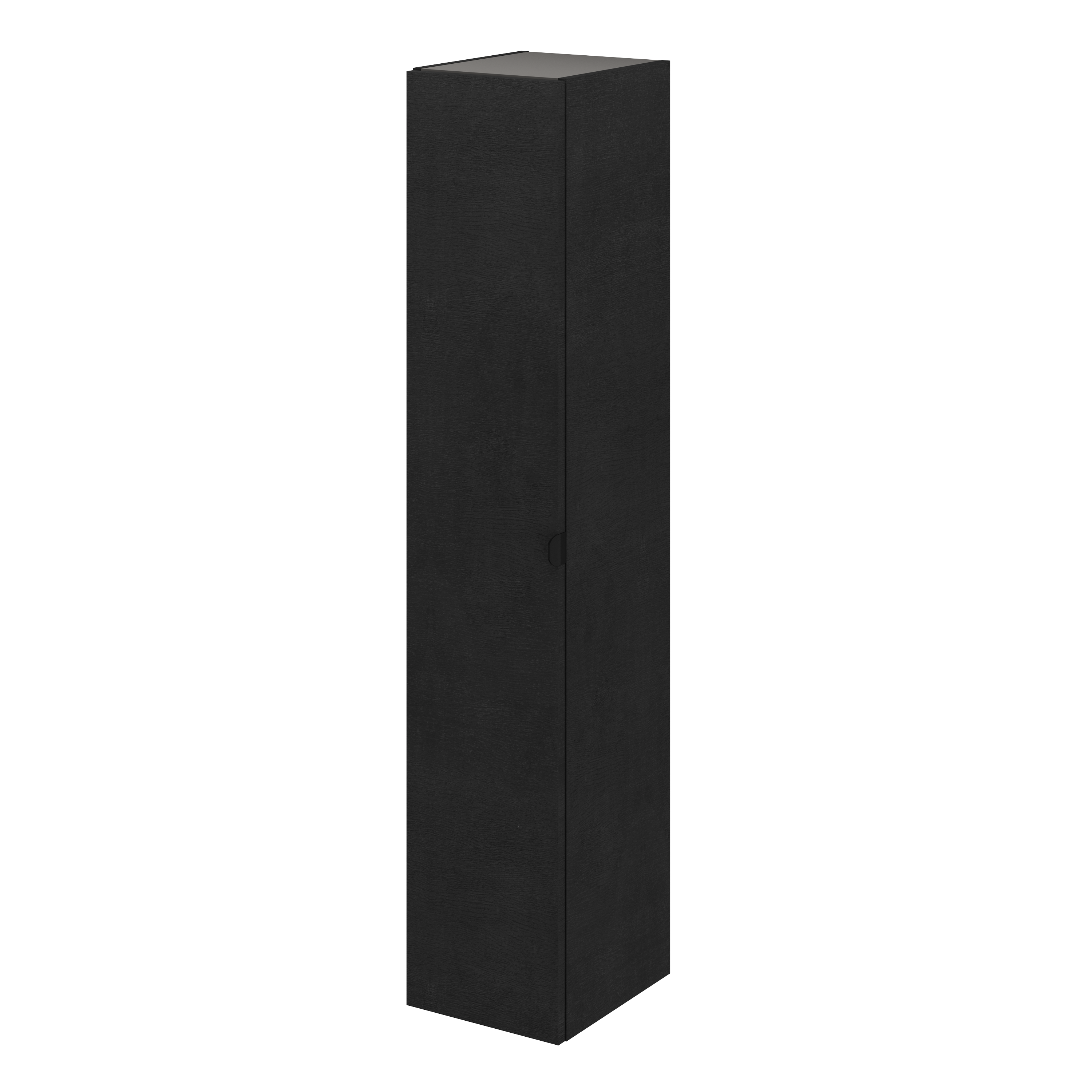 Columna de baño neo efecto madera negra 30x154x35 cm