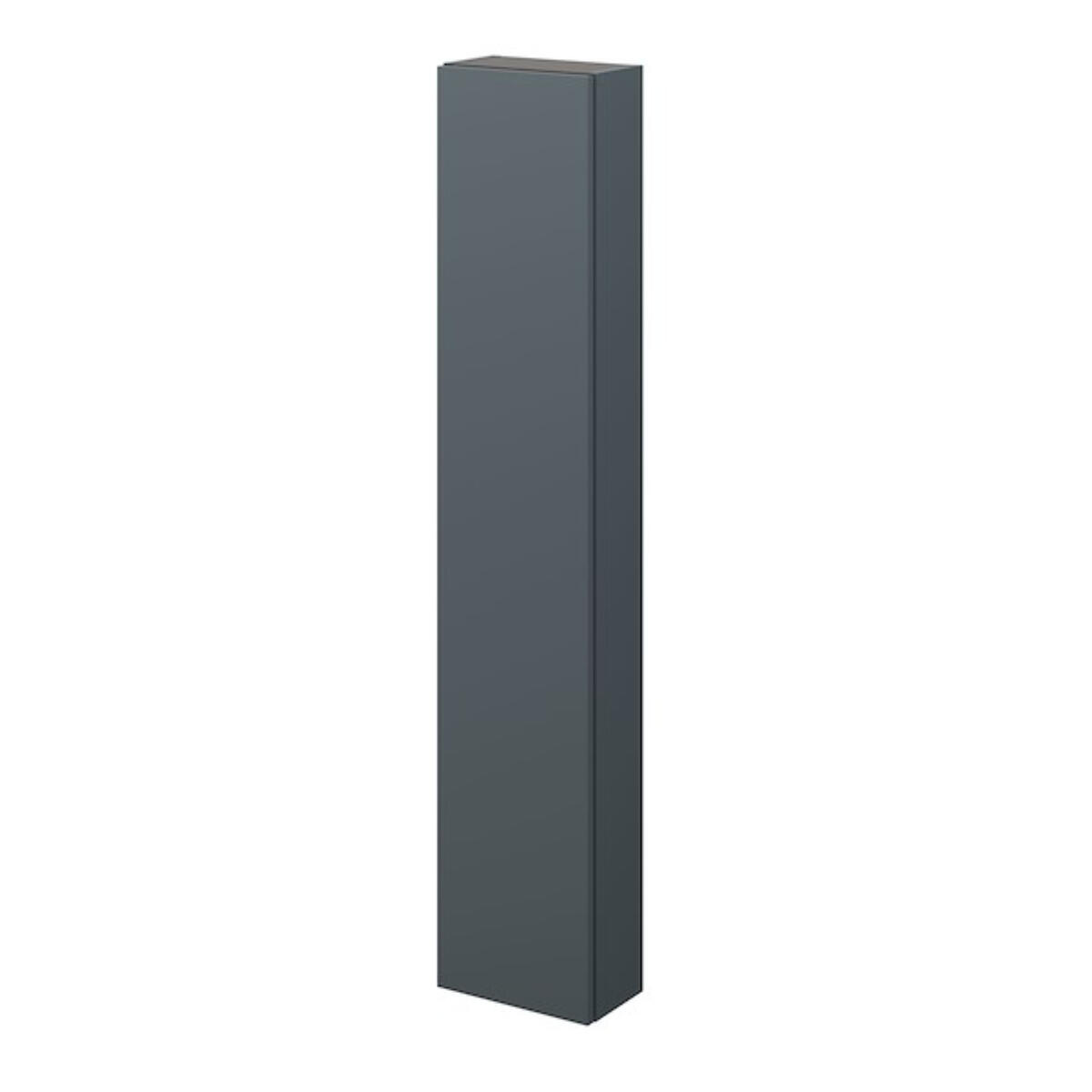 Columna de baño neo gris oscuro 30x154x17 cm